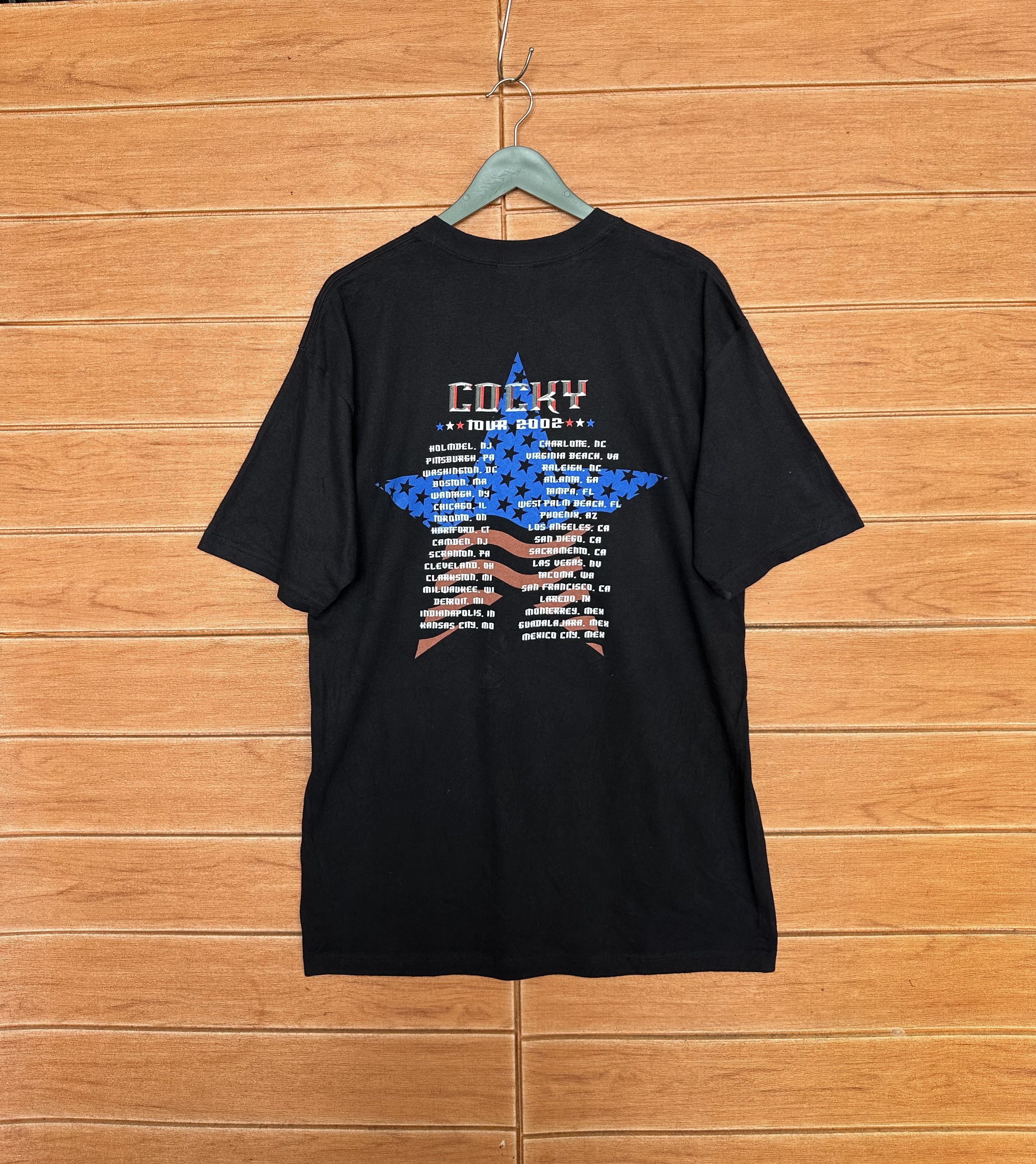 Band Tees Vintage 00s Kid Rock Cocky Tour 2002 T-Shirt Size US L / EU 52-54 / 3 - 8 Thumbnail