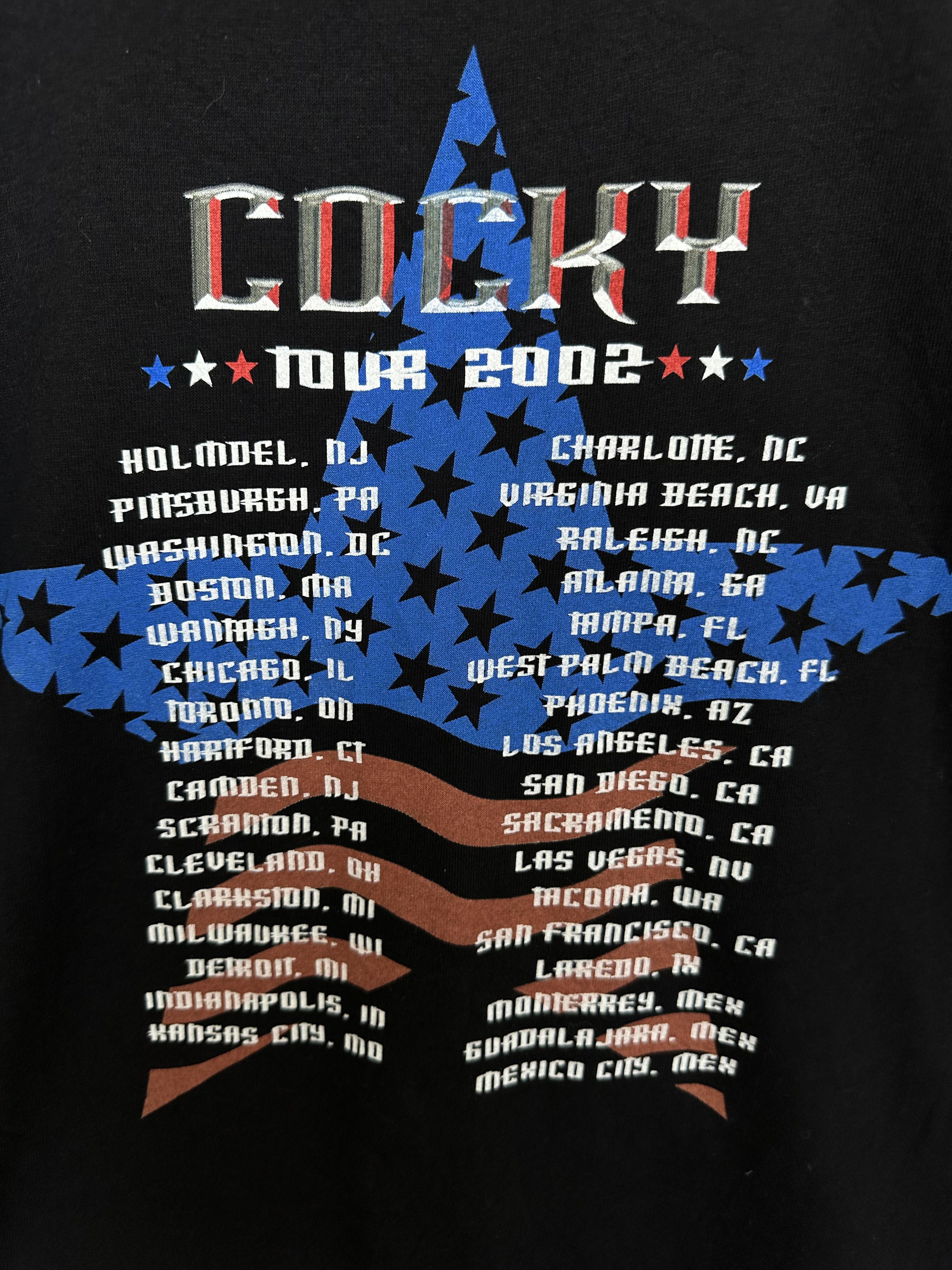 Band Tees Vintage 00s Kid Rock Cocky Tour 2002 T-Shirt Size US L / EU 52-54 / 3 - 7 Thumbnail