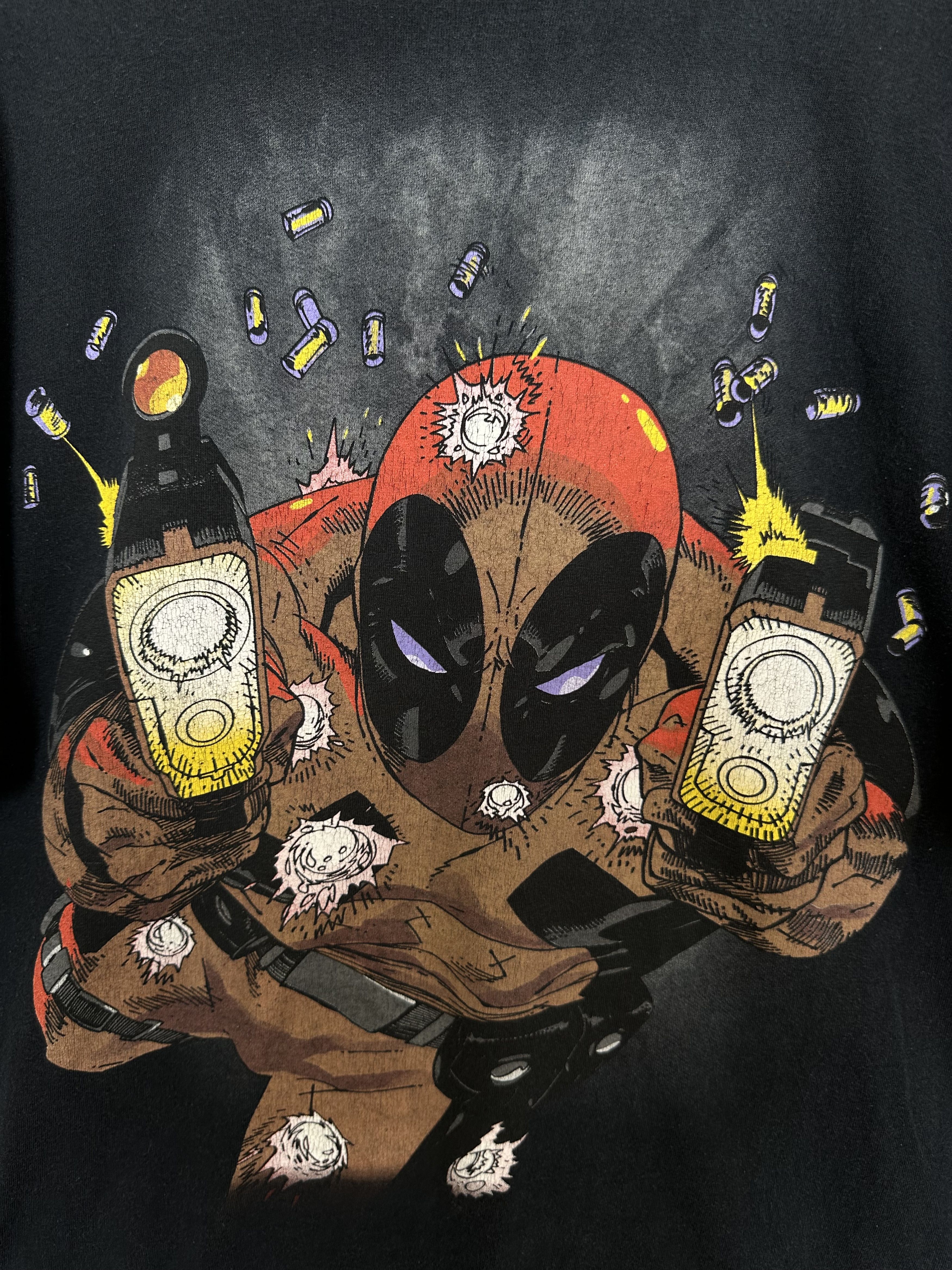 Marvel Comics Vintage 00s Marvel Deadpool T-Shirt Size US XL / EU 56 / 4 - 3 Thumbnail