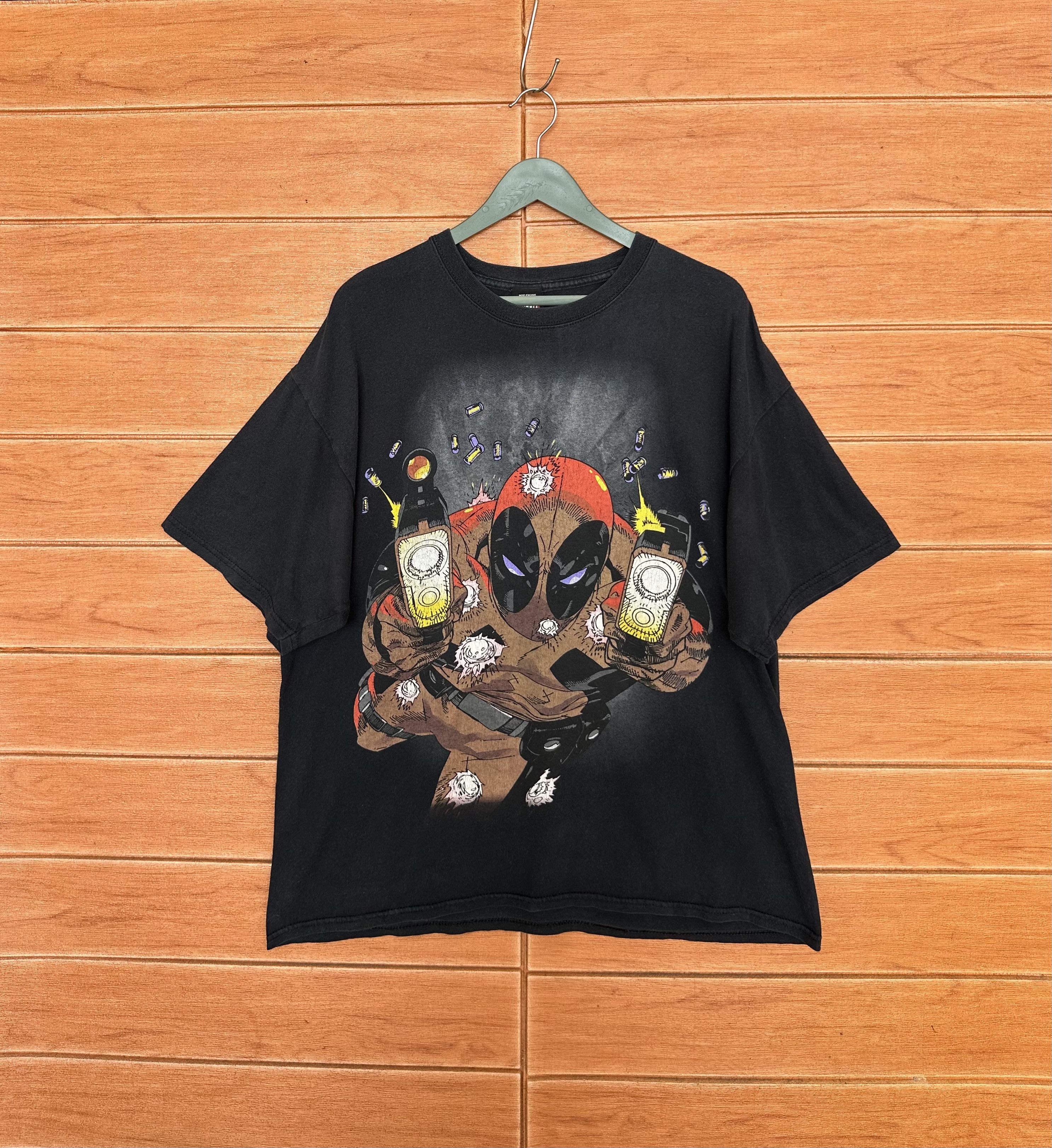 Marvel Comics Vintage 00s Marvel Deadpool T-Shirt Size US XL / EU 56 / 4 - 2 Thumbnail