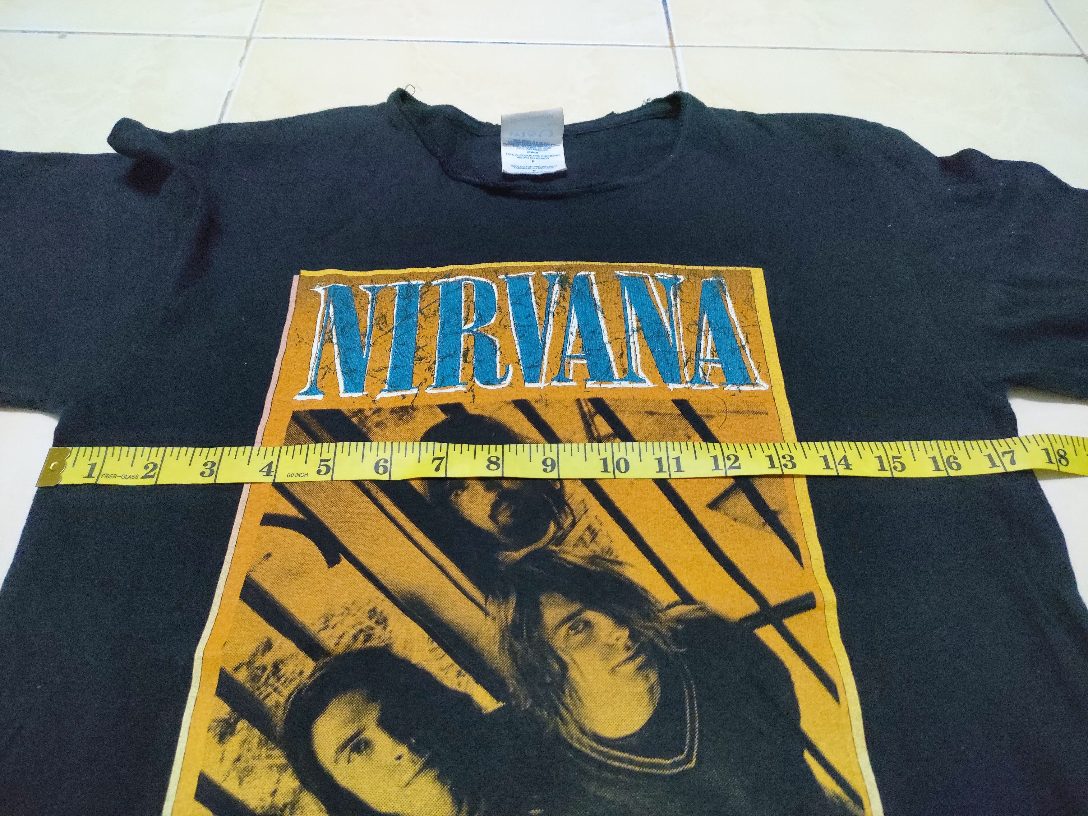 Nirvana Distress Vintage Nirvana Music Band Alternative Rock Tee Size US S / EU 44-46 / 1 - 8 Thumbnail