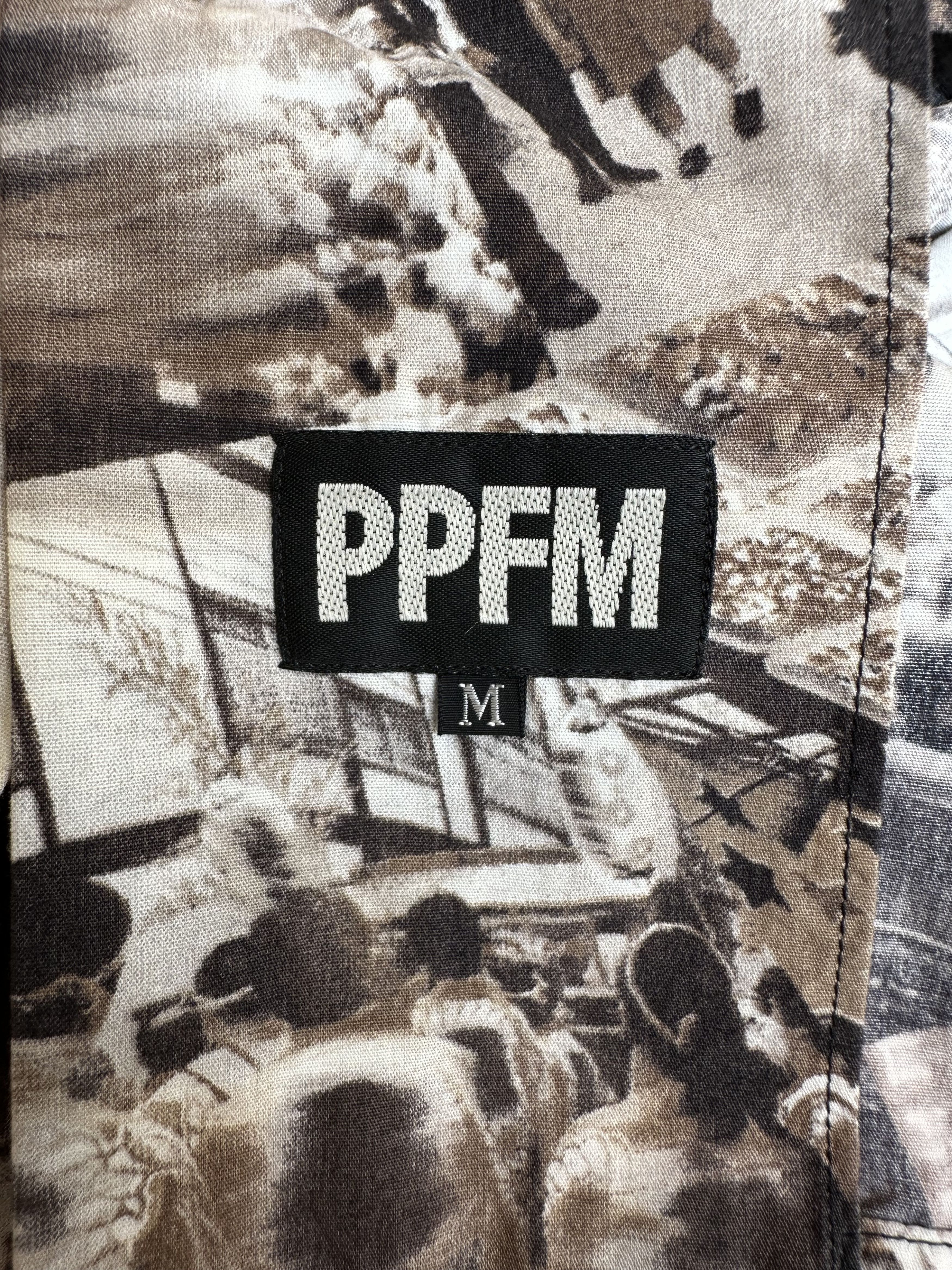 Vintage 90s PPFM Festival Japan Open Collar Button Shirt