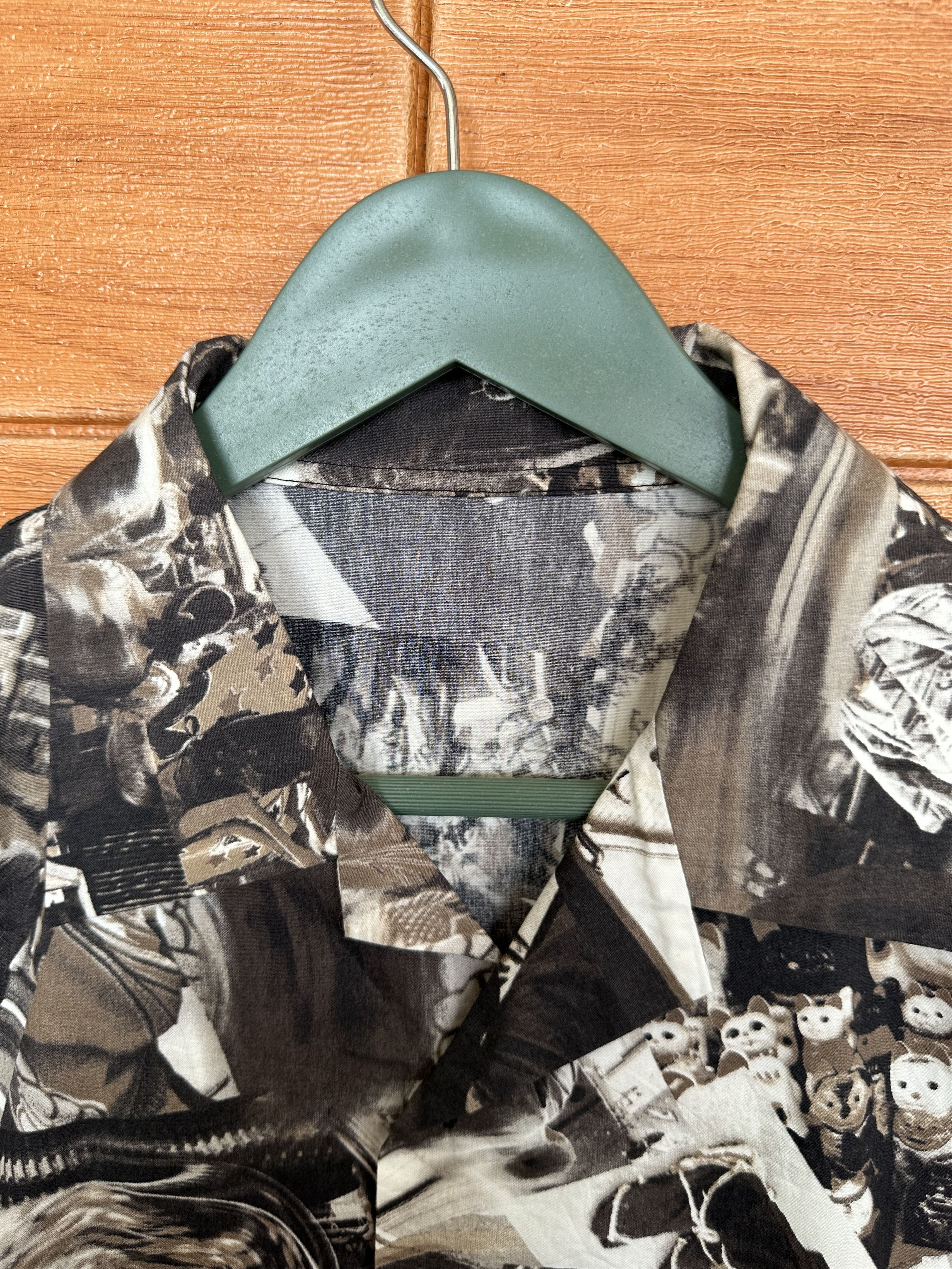 Vintage 90s PPFM Festival Japan Open Collar Button Shirt