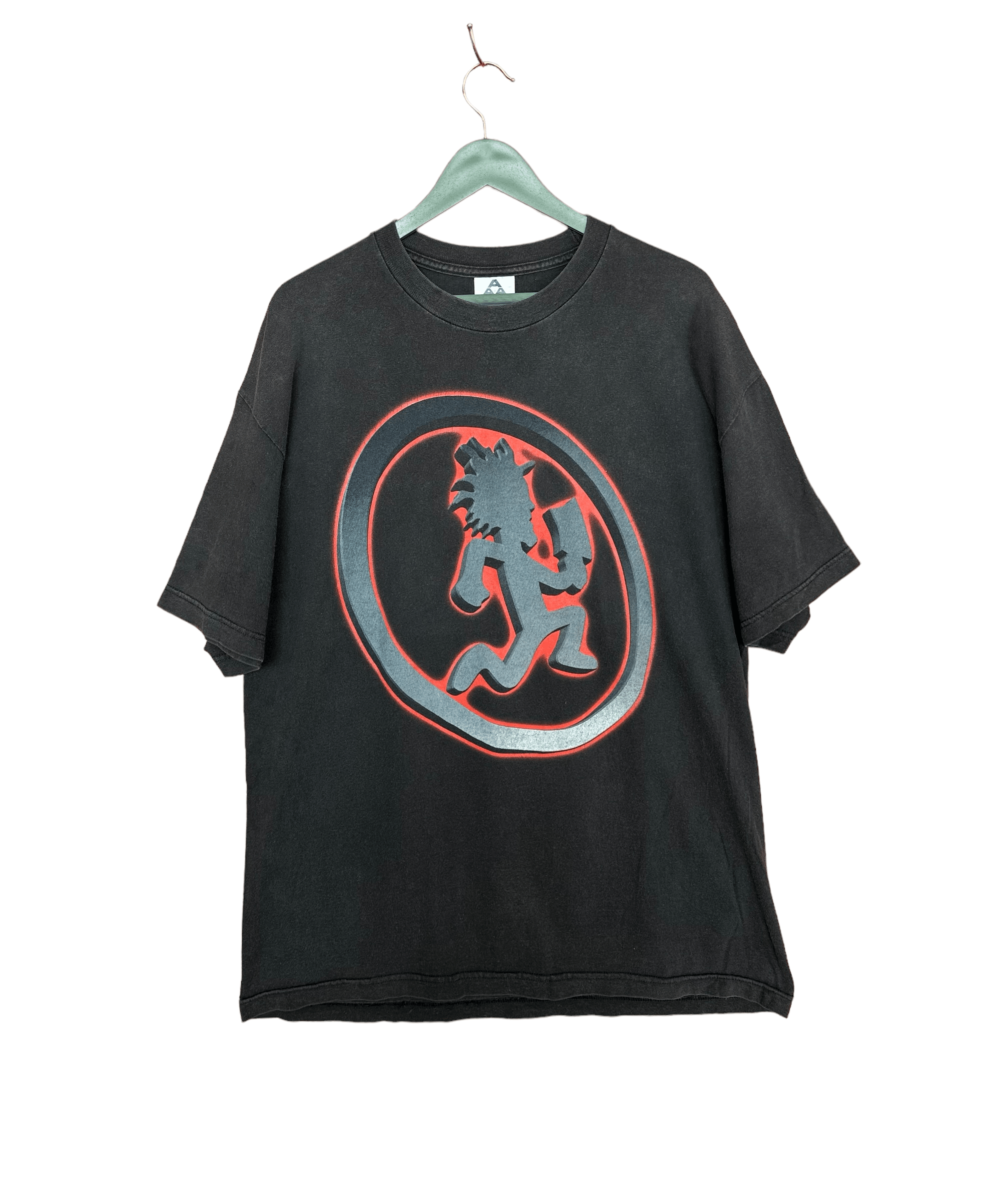 Vintage Vintage 90s Psychopathic Records Label T-Shirt Size US XL / EU 56 / 4 - 1 Thumbnail