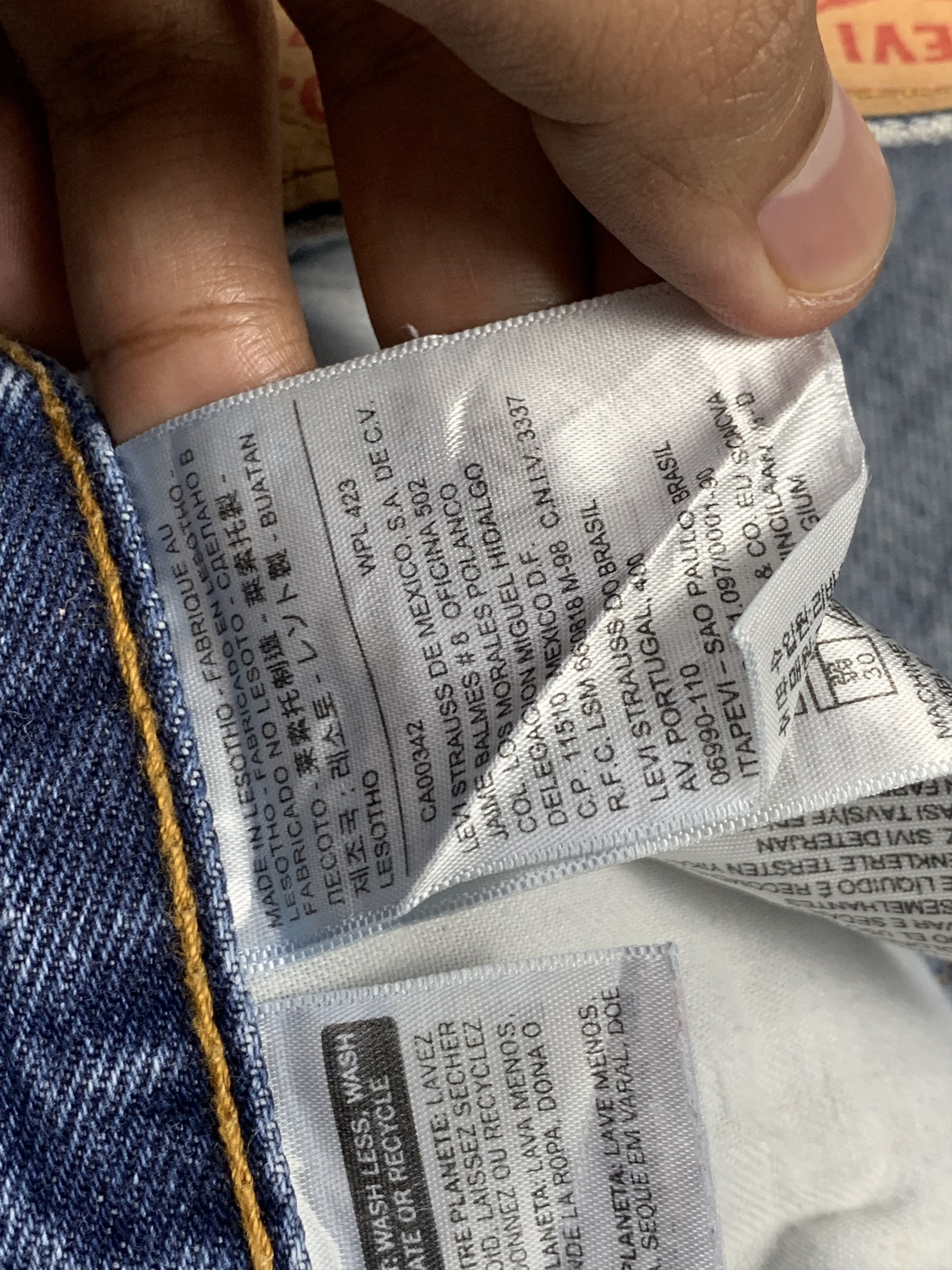 Levi's Vintage Levis 505 Faded Blue Jeans DP2170 Size US 36 / EU 52 - 10 Thumbnail