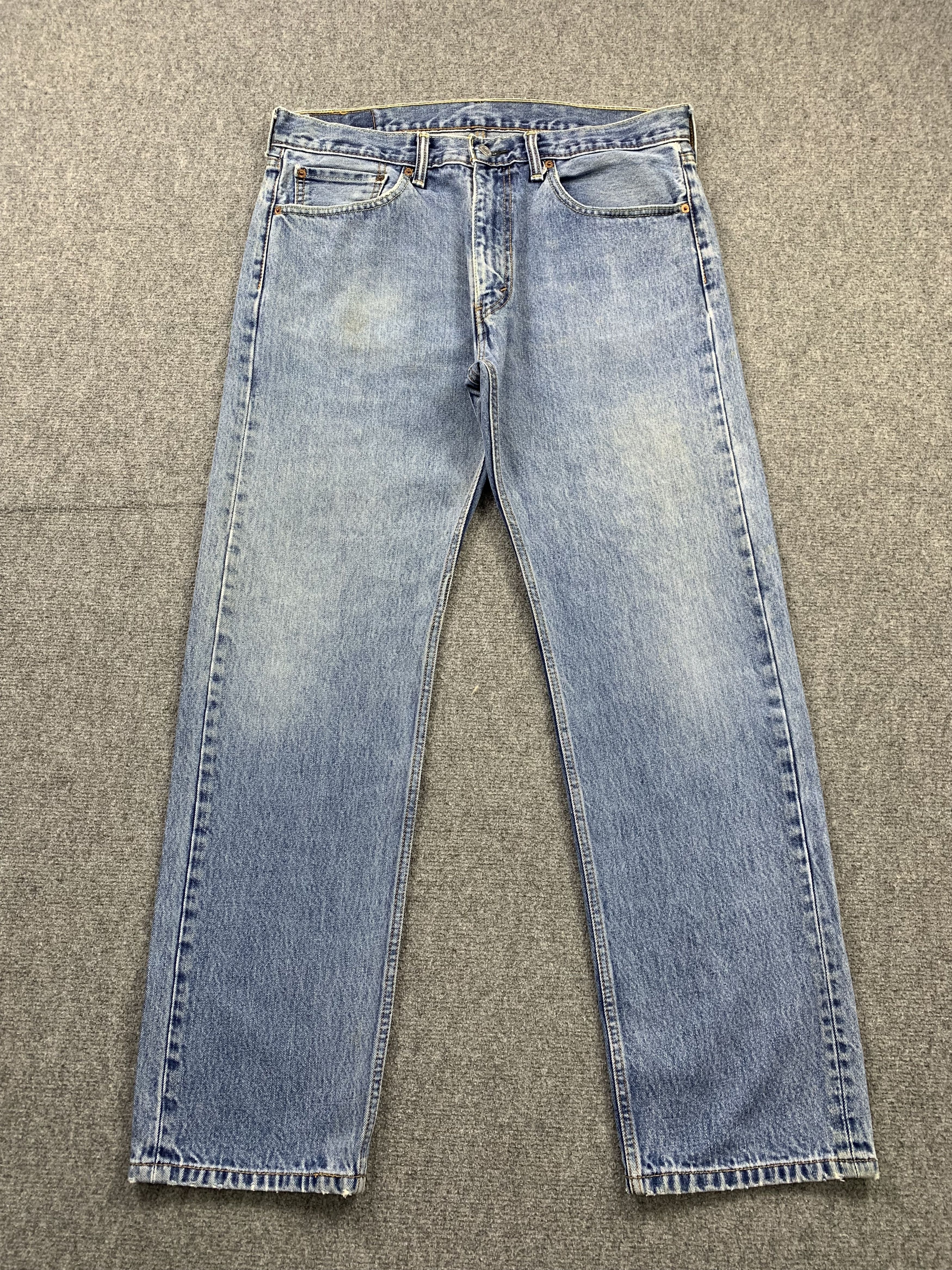 Levi's Vintage Levis 505 Faded Blue Jeans DP2170 Size US 36 / EU 52 - 1 Thumbnail