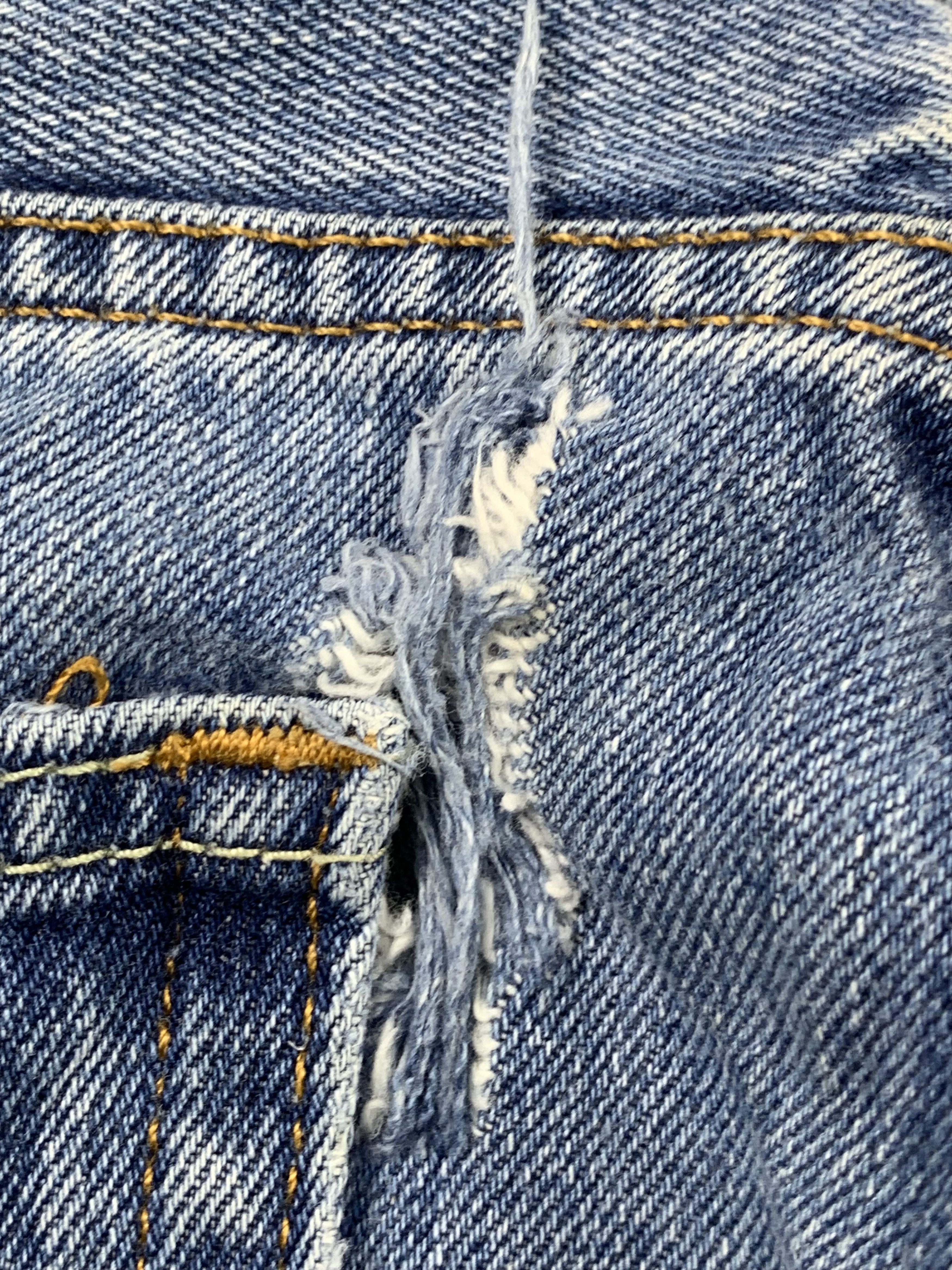 Levi's Vintage Levis 505 Faded Blue Jeans DP2170 Size US 36 / EU 52 - 12 Thumbnail