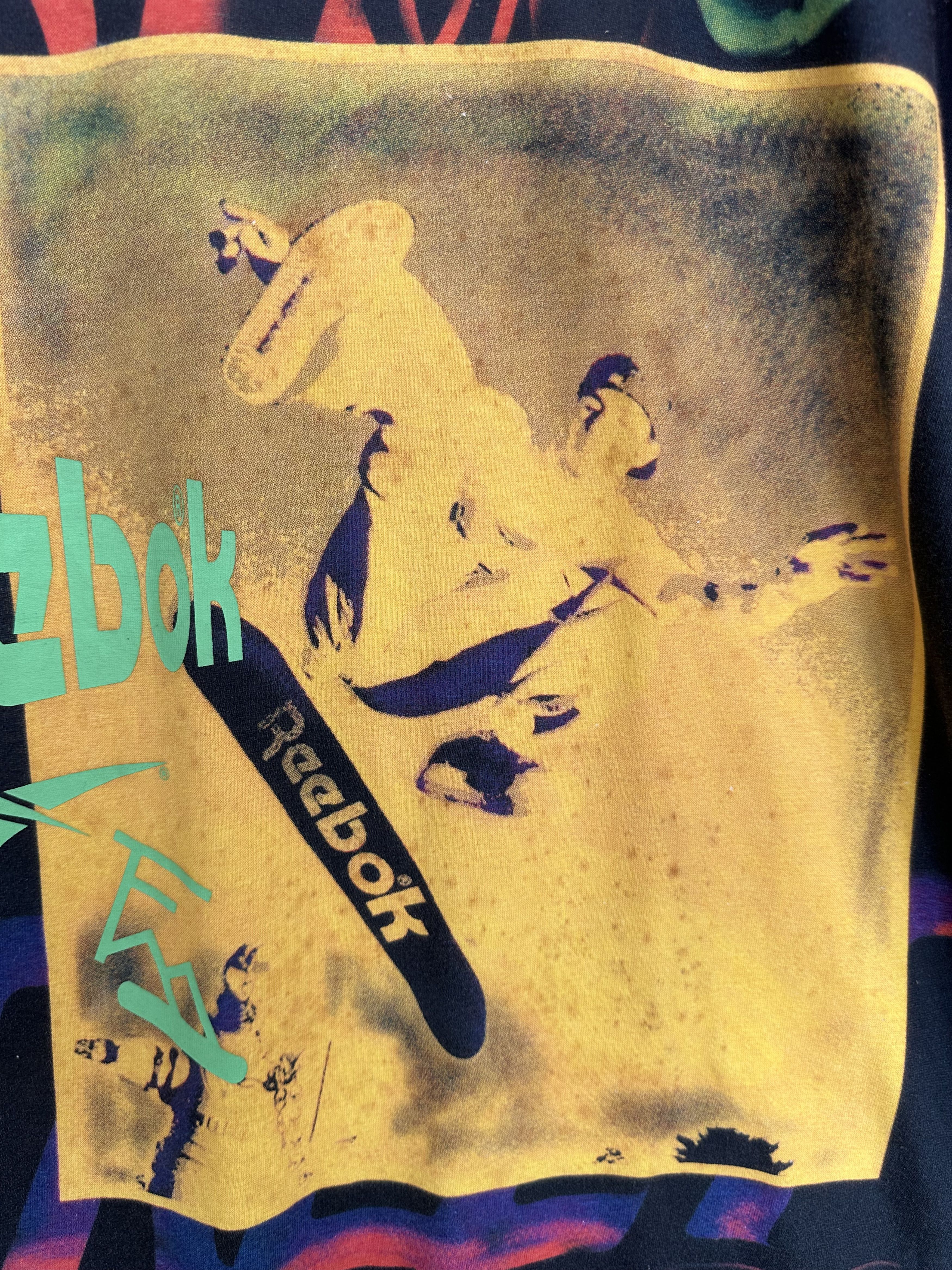 Reebok Vintage 90s Reebok Skateboard AOP T-Shirt Size US L / EU 52-54 / 3 - 3 Thumbnail