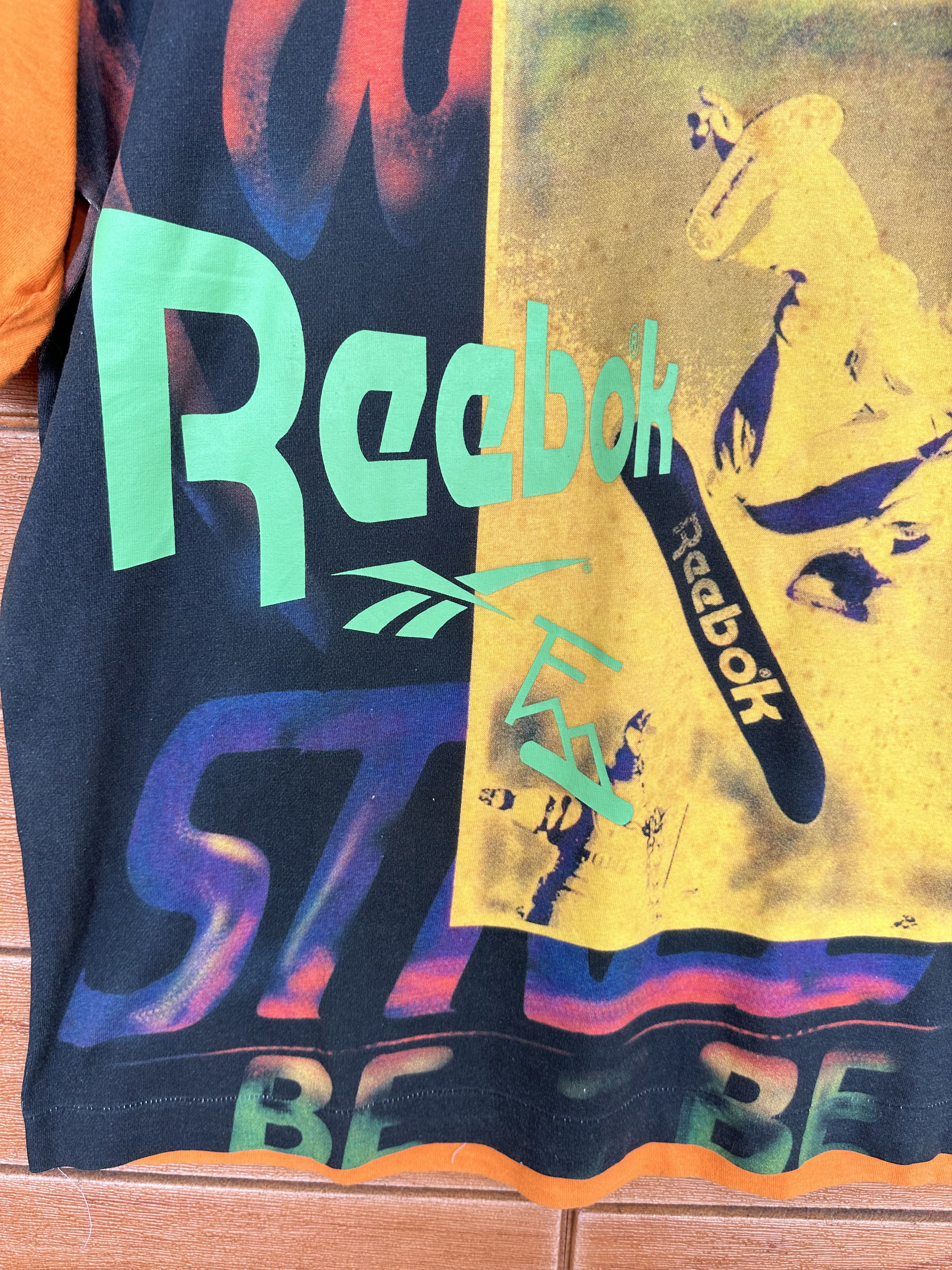 Reebok Vintage 90s Reebok Skateboard AOP T-Shirt Size US L / EU 52-54 / 3 - 5 Thumbnail