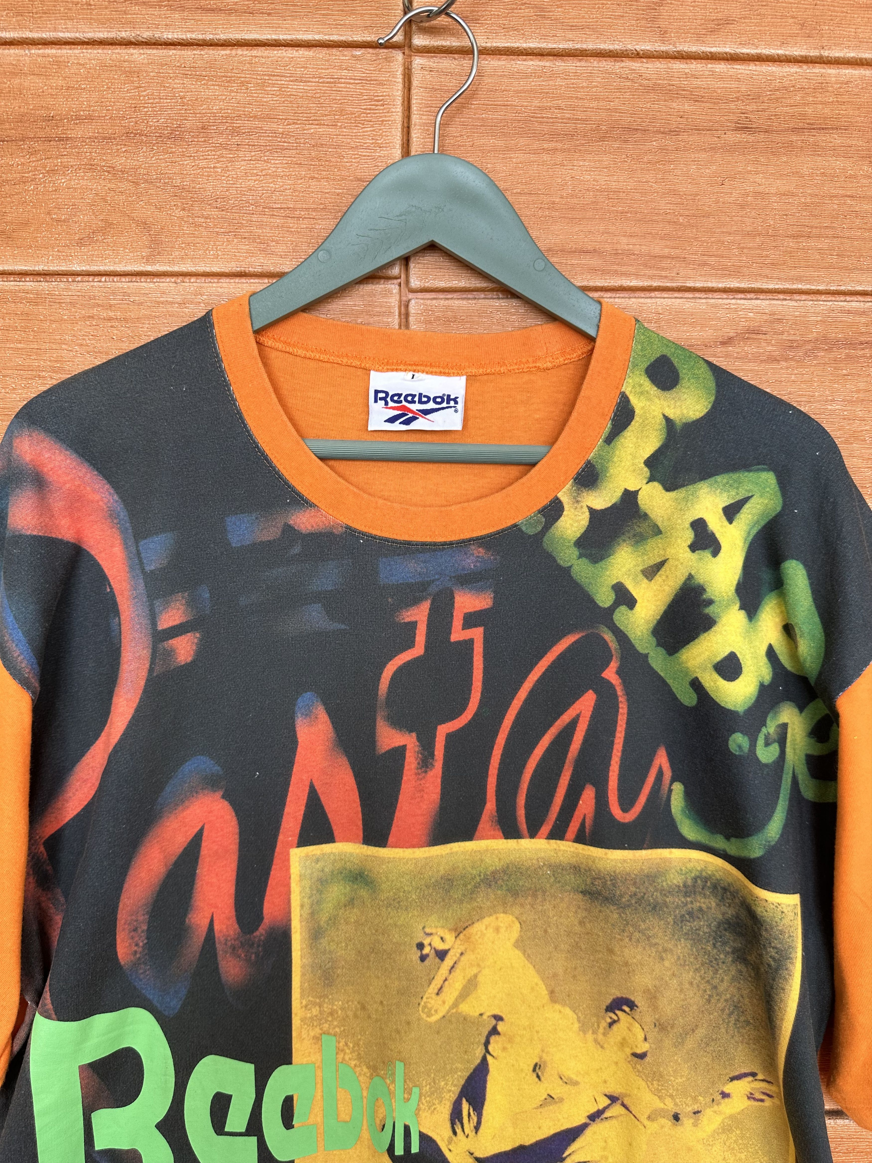 Reebok Vintage 90s Reebok Skateboard AOP T-Shirt Size US L / EU 52-54 / 3 - 4 Thumbnail