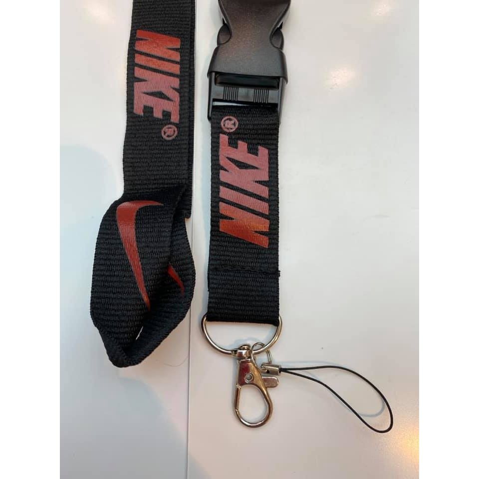 Nike Nike Black-Red Detachable Lanyard Keychain ID TAG New Size ONE SIZE - 2 Thumbnail