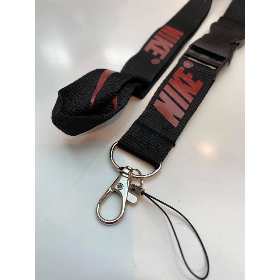 Nike Nike Black-Red Detachable Lanyard Keychain ID TAG New Size ONE SIZE - 5 Thumbnail