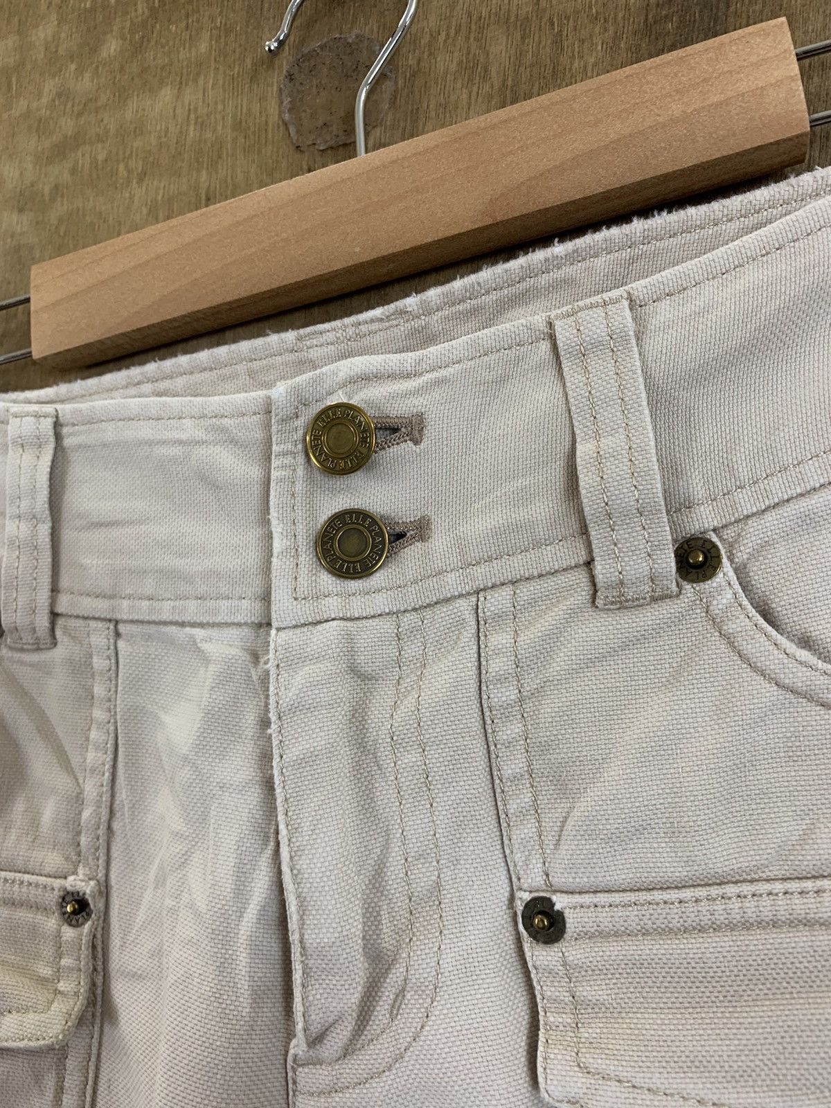 Japanese Brand Bush Pants Baggy Women Style Elleplanete Mulitpocket Vintage Size 29" - 9 Thumbnail