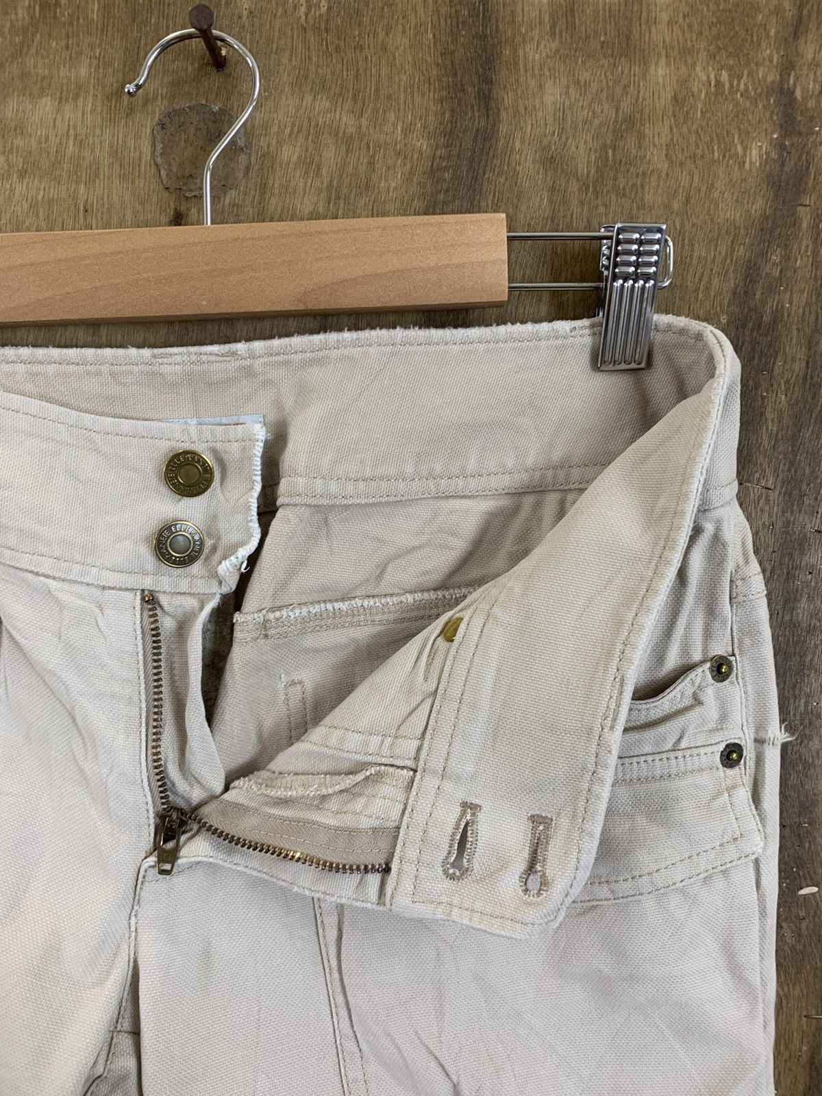Japanese Brand Bush Pants Baggy Women Style Elleplanete Mulitpocket Vintage Size 29" - 11 Thumbnail