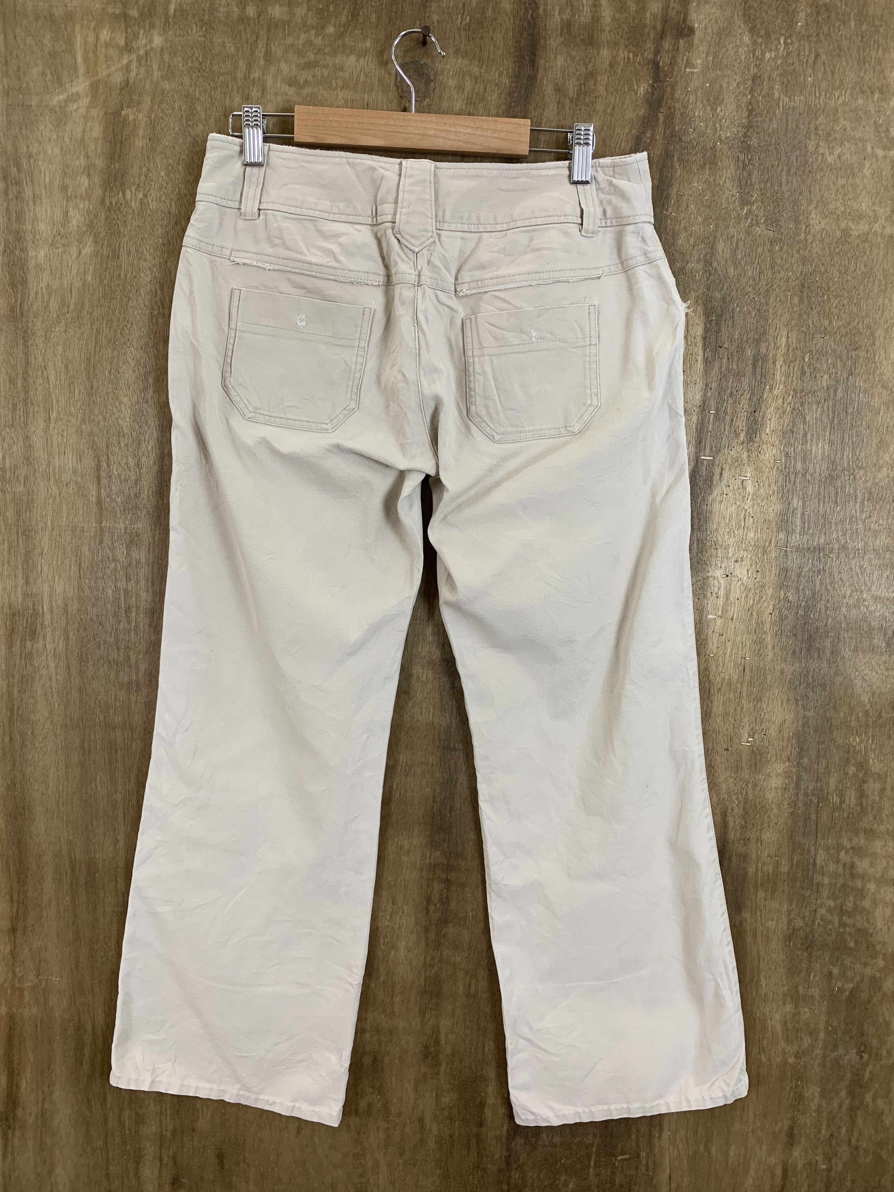 Japanese Brand Bush Pants Baggy Women Style Elleplanete Mulitpocket Vintage Size 29" - 2 Thumbnail