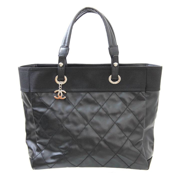 Chanel CHANEL Paris-Biarritz Tote Bag GM Black | Grailed