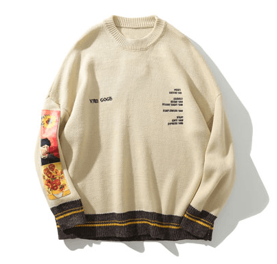 Van Gogh Oversized Knitted Sweater