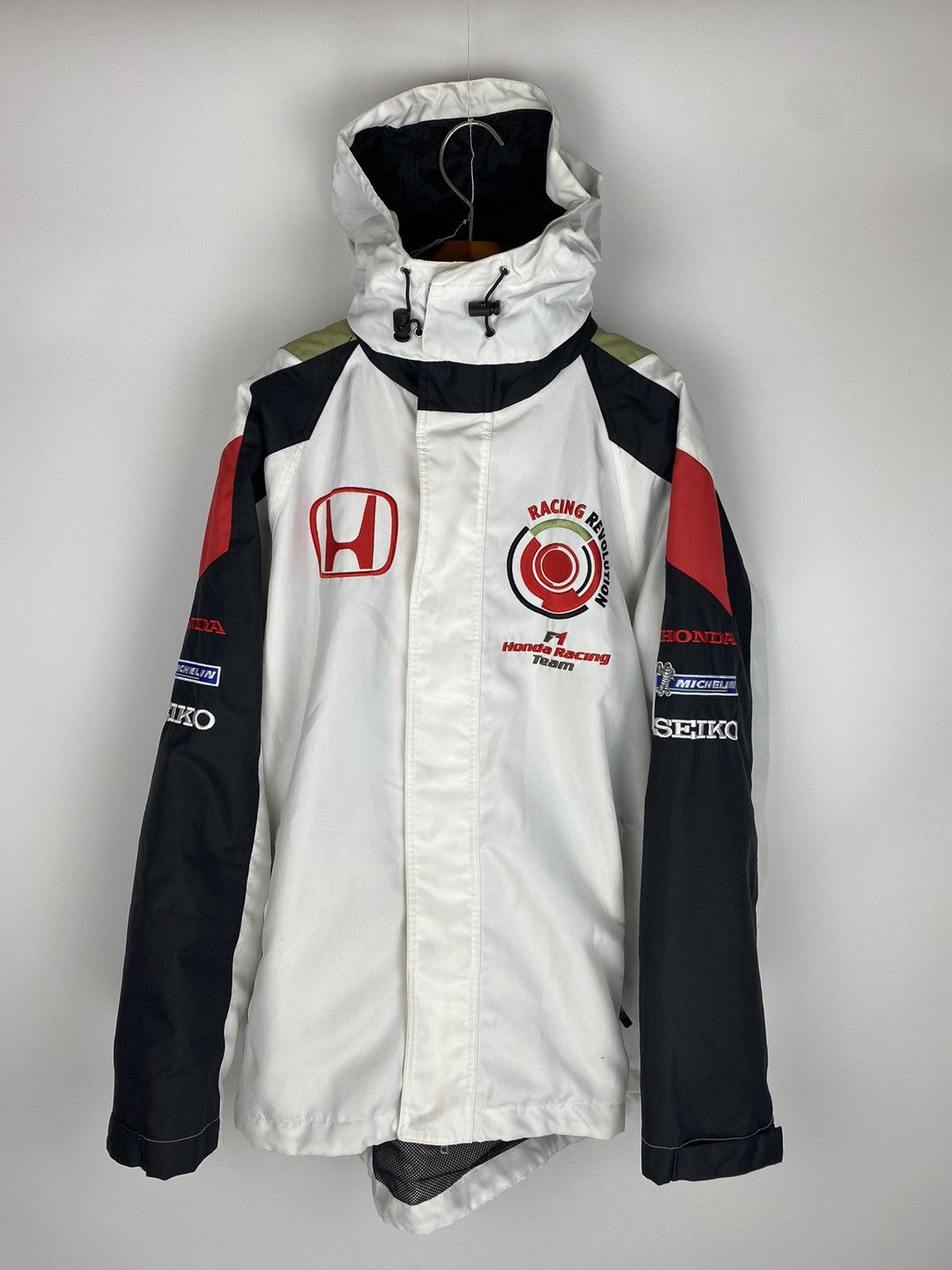 Formula 1 F1 Honda Racing Team vintage racing bomber hooded jacke Size US XL / EU 56 / 4 - 5 Thumbnail
