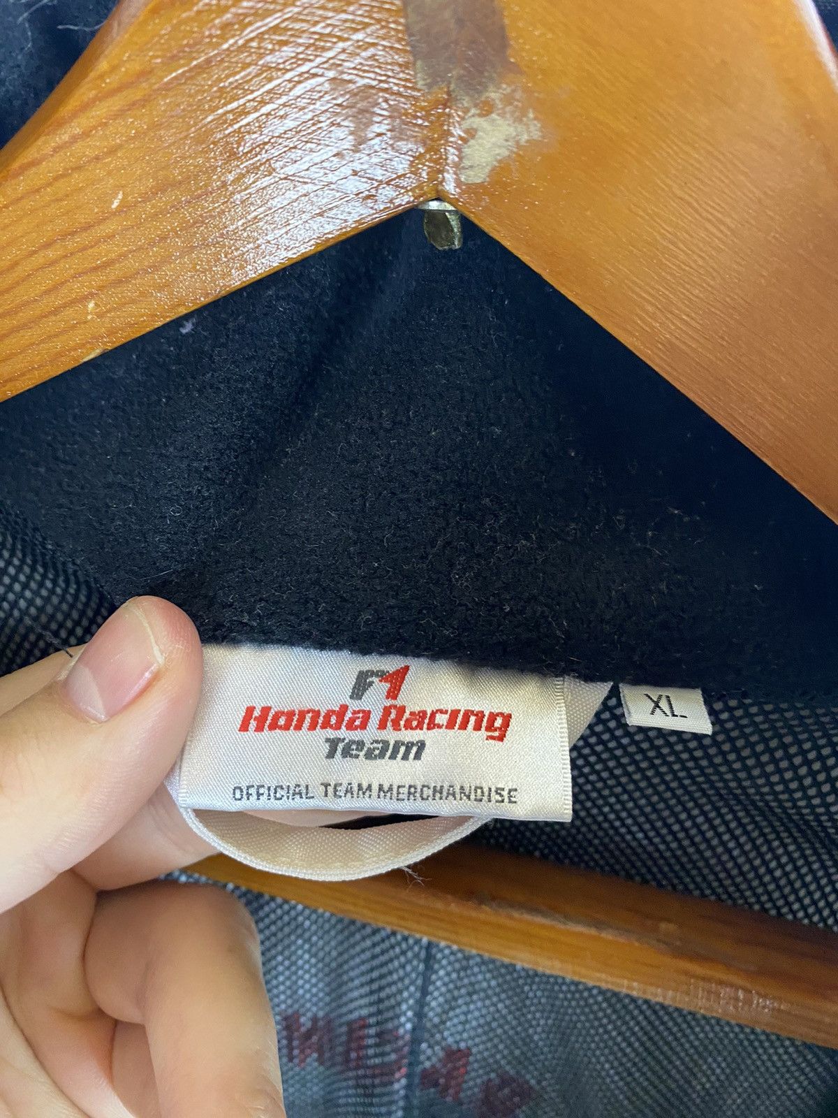 Formula 1 F1 Honda Racing Team vintage racing bomber hooded jacke Size US XL / EU 56 / 4 - 7 Thumbnail