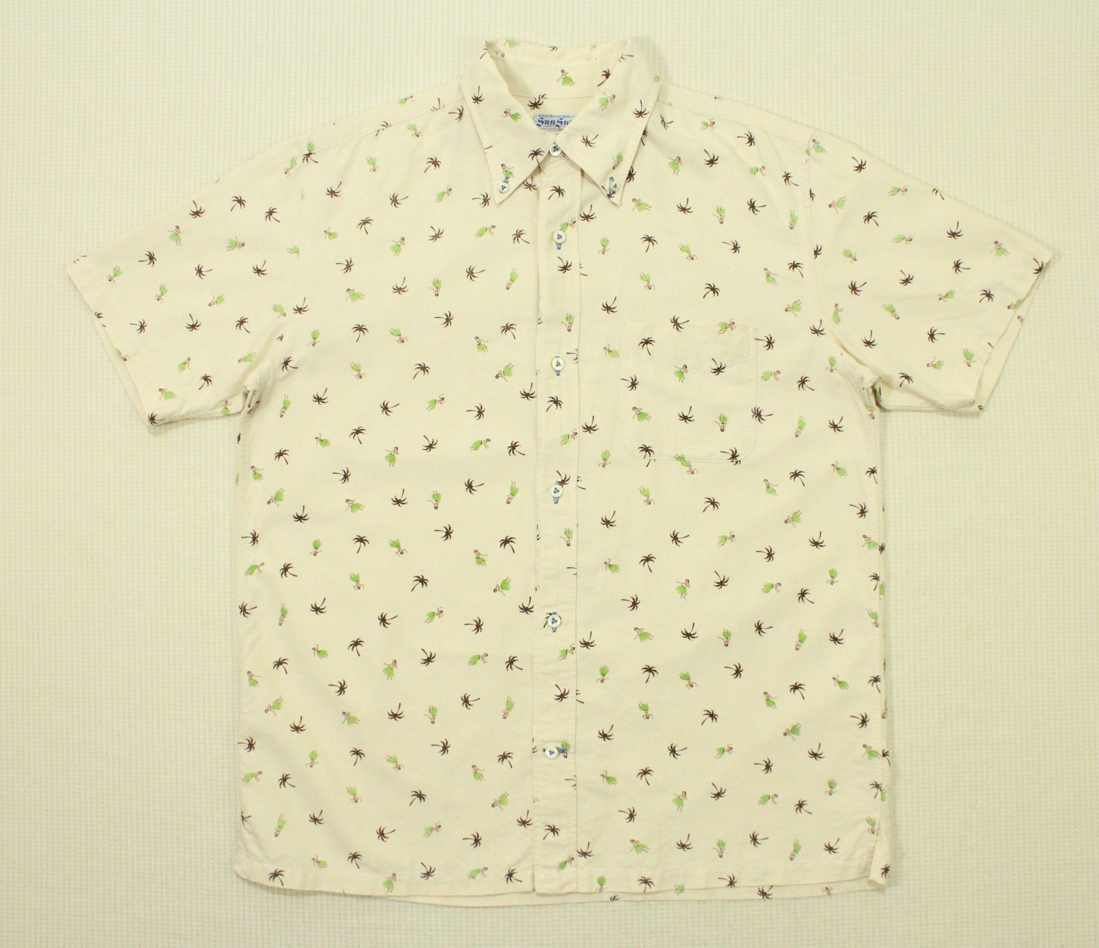 Sun Surf × Vintage SUN SURF Shirt Aloha Girl Motif Size US L / EU 52-54 / 3 - 7 Thumbnail