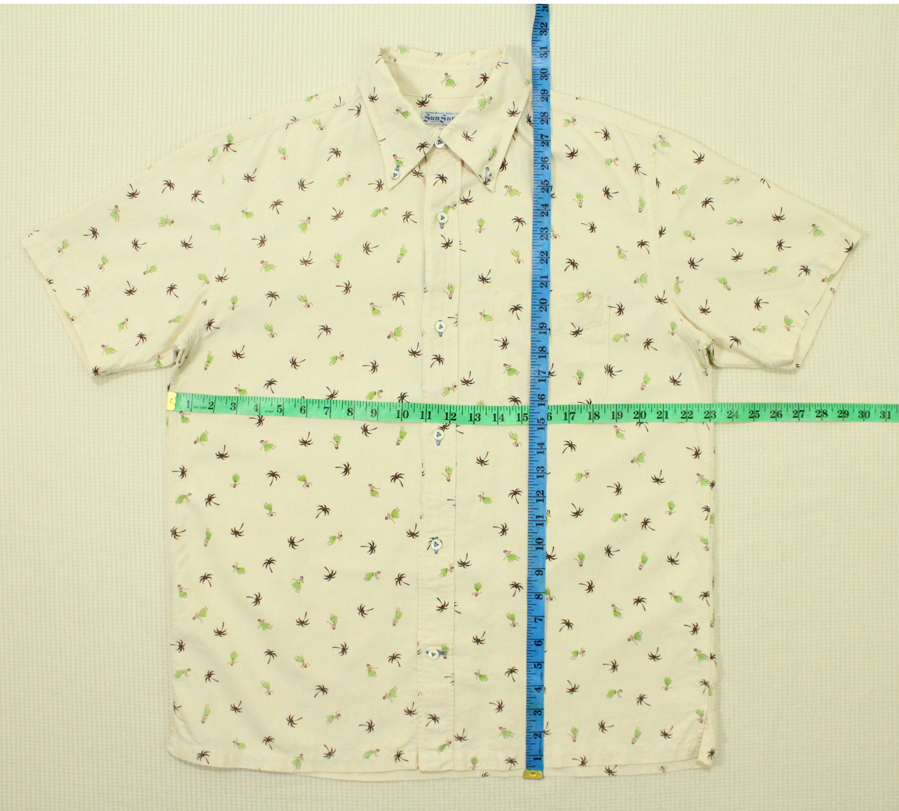 Sun Surf × Vintage SUN SURF Shirt Aloha Girl Motif Size US L / EU 52-54 / 3 - 13 Thumbnail