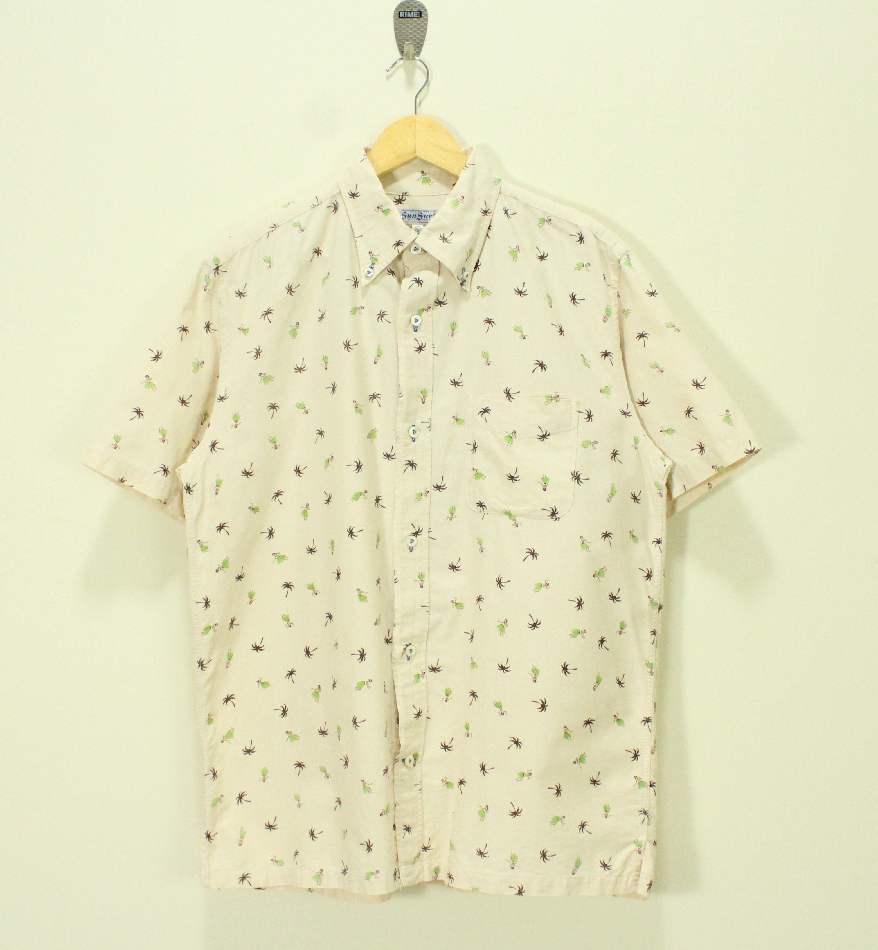 Sun Surf × Vintage SUN SURF Shirt Aloha Girl Motif Size US L / EU 52-54 / 3 - 2 Thumbnail
