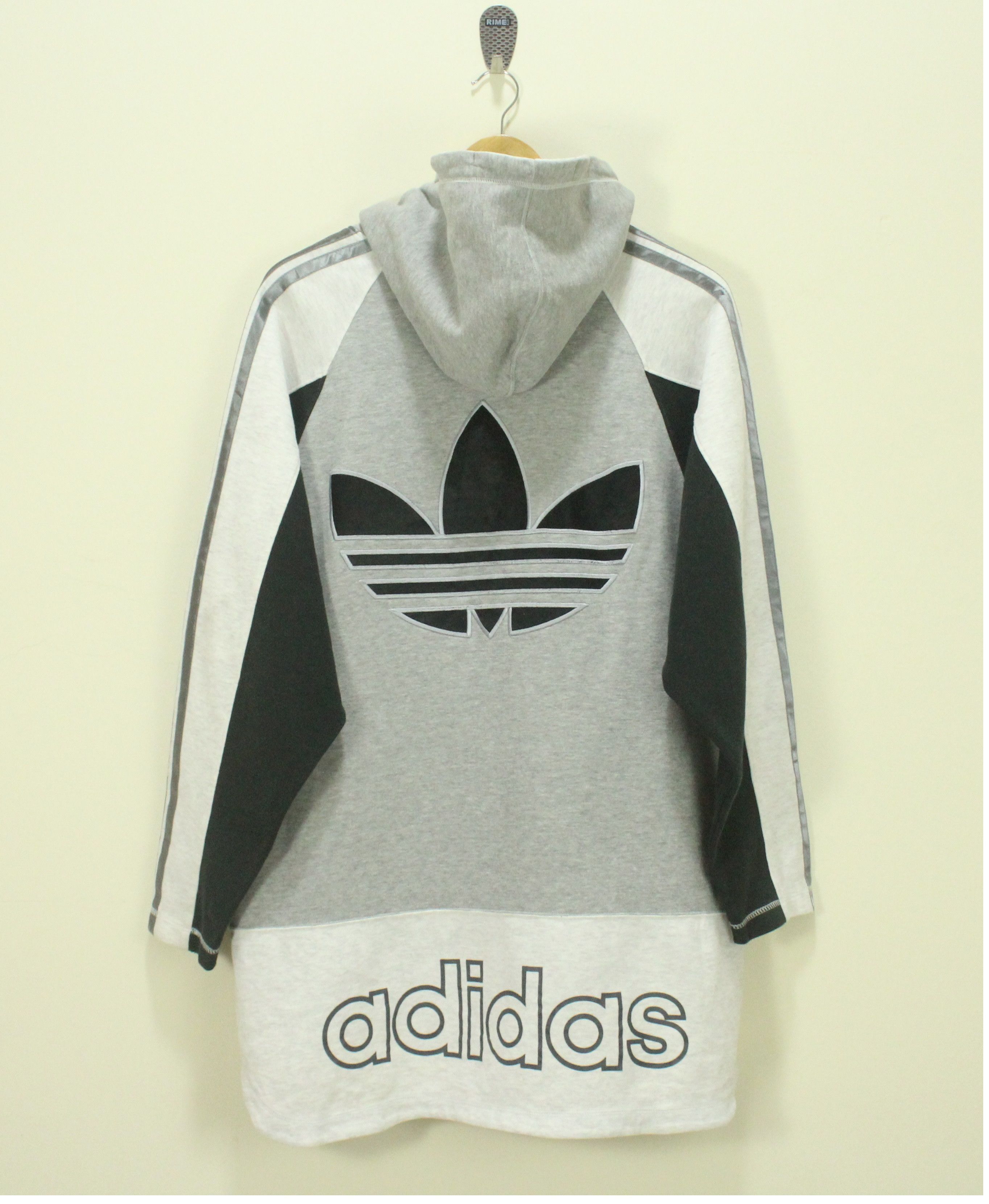 Vintage ADIDAS Hoodie Vintage Adidas Trefoil Hoodie Big Logo Size US L / EU 52-54 / 3 - 1 Thumbnail