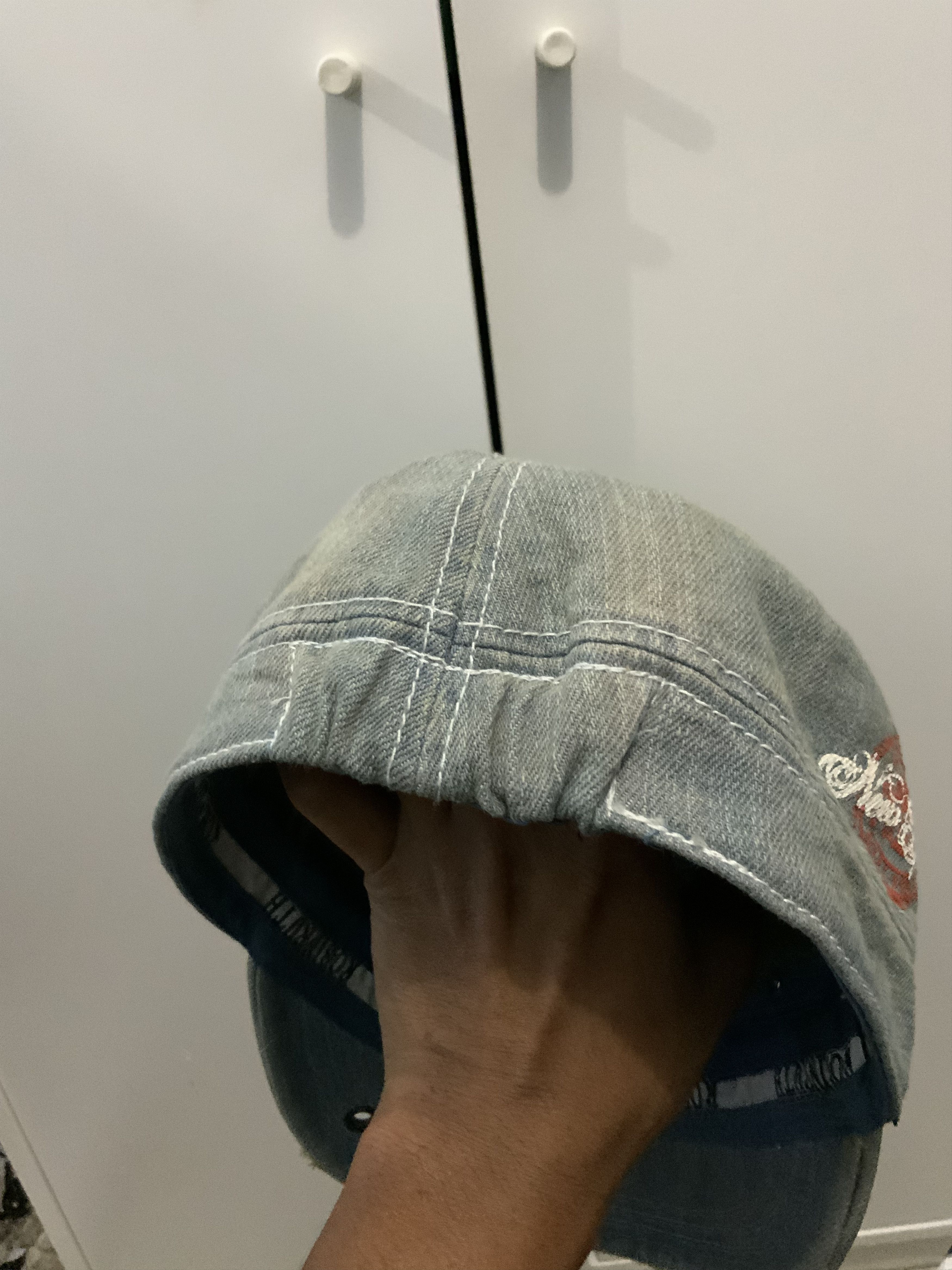 Japanese Brand Robin Ruth New York Times Square Cadet Military Denim Hat Size ONE SIZE - 15 Thumbnail