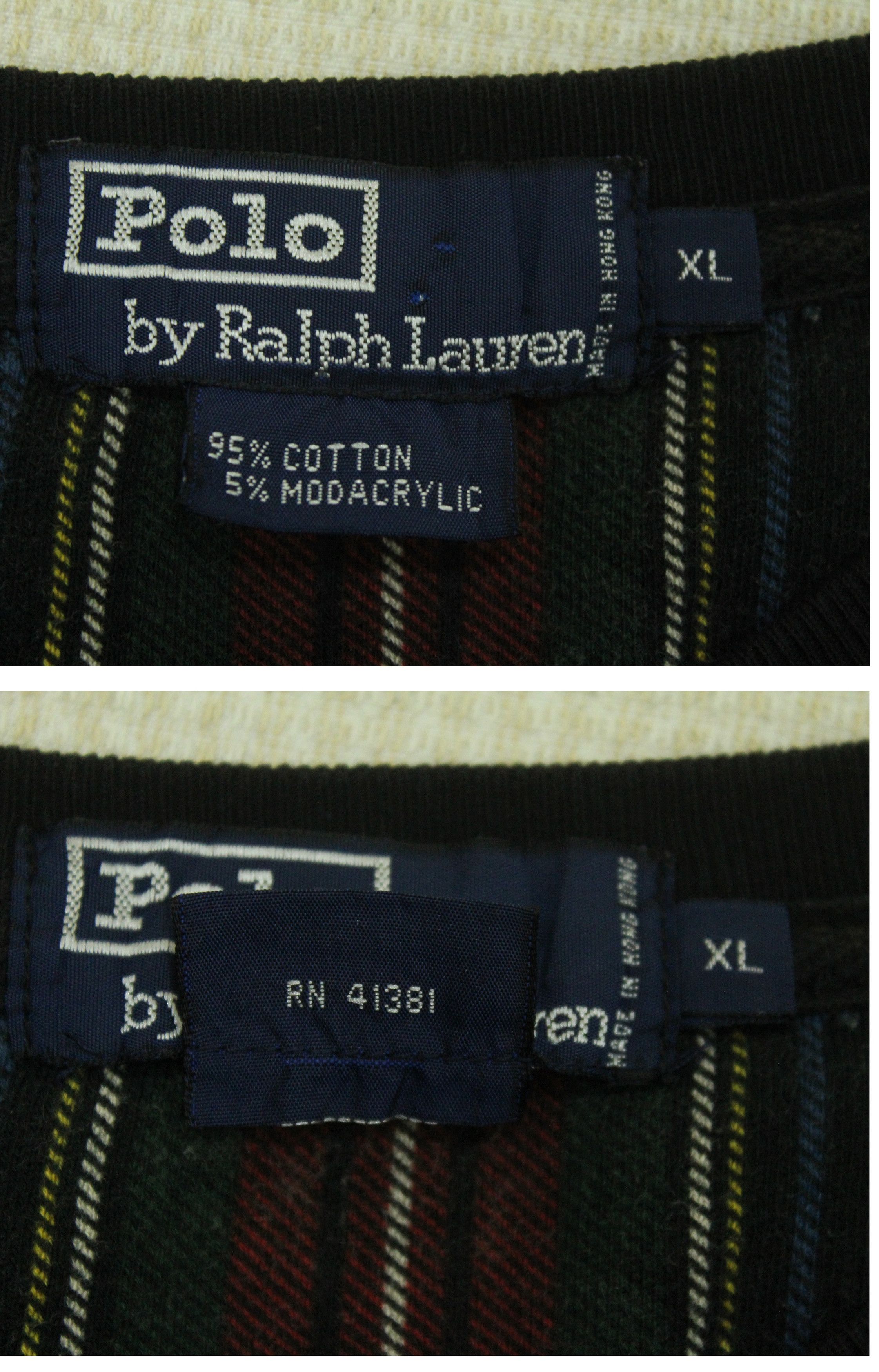 Polo Ralph Lauren Vintage POLO RALPH LAUREN Sweatshirt Checkered Oversized Size US XL / EU 56 / 4 - 7 Thumbnail