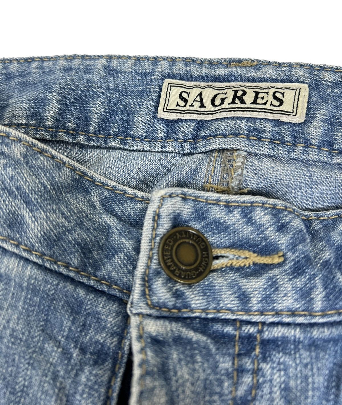 Vintage Vintage Sagres Distressed Denim Jeans Size US 32 / EU 48 - 4 Thumbnail