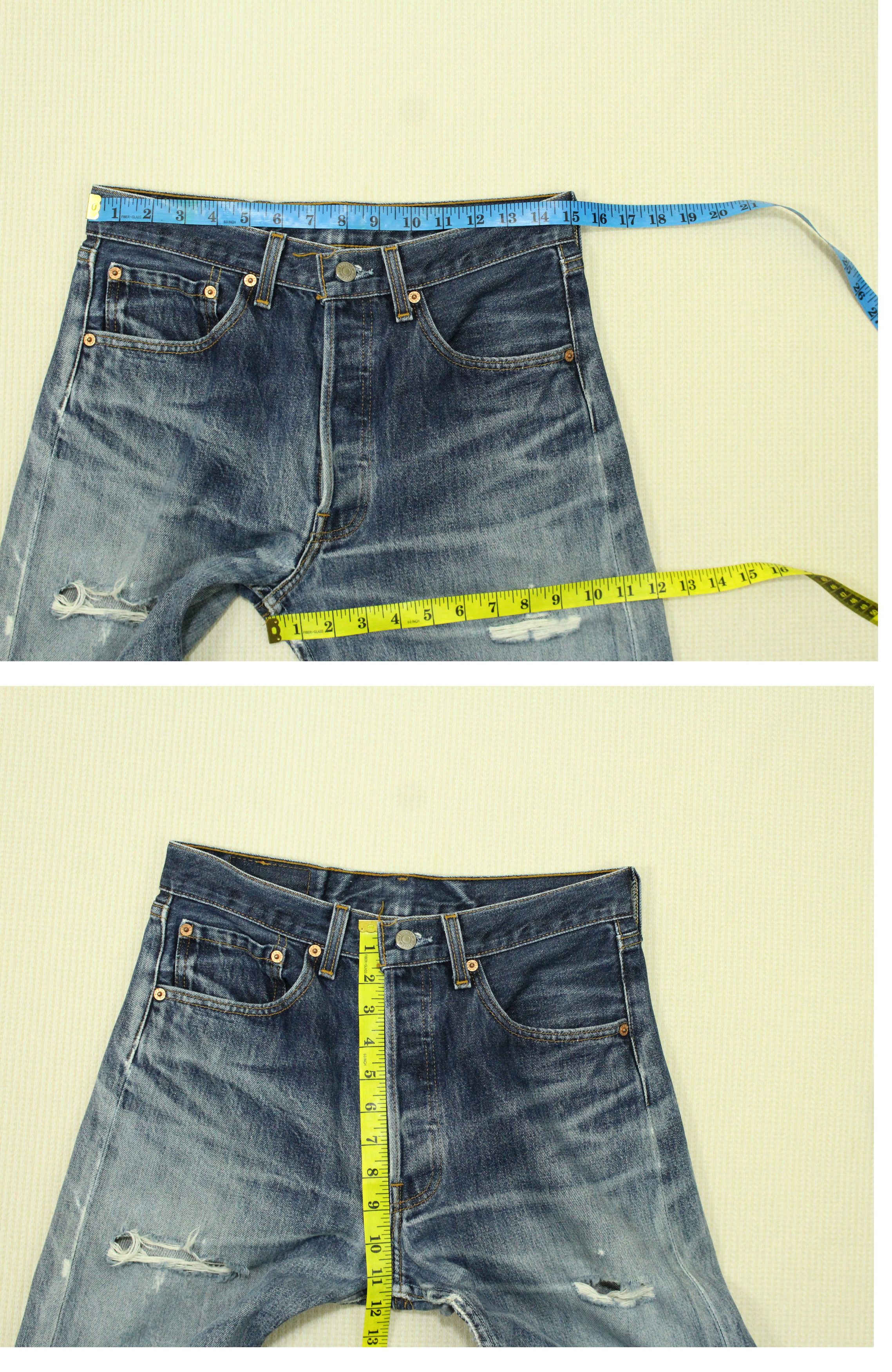 Levi's Vintage 90s LEVIS 501xx Jeans Distressed Denim Grunge 1999 Size US 32 / EU 48 - 23 Thumbnail