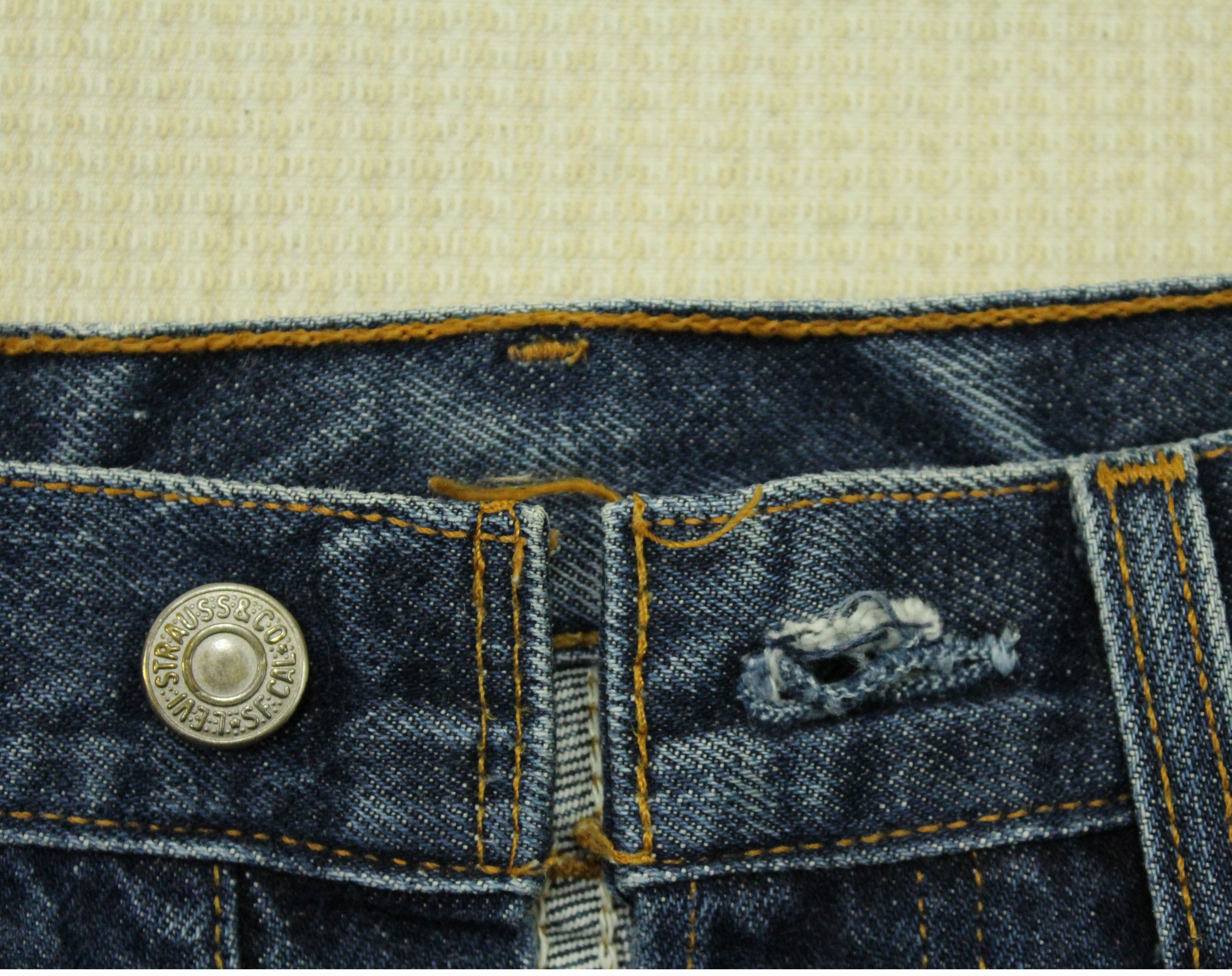 Levi's Vintage 90s LEVIS 501xx Jeans Distressed Denim Grunge 1999 Size US 32 / EU 48 - 22 Thumbnail