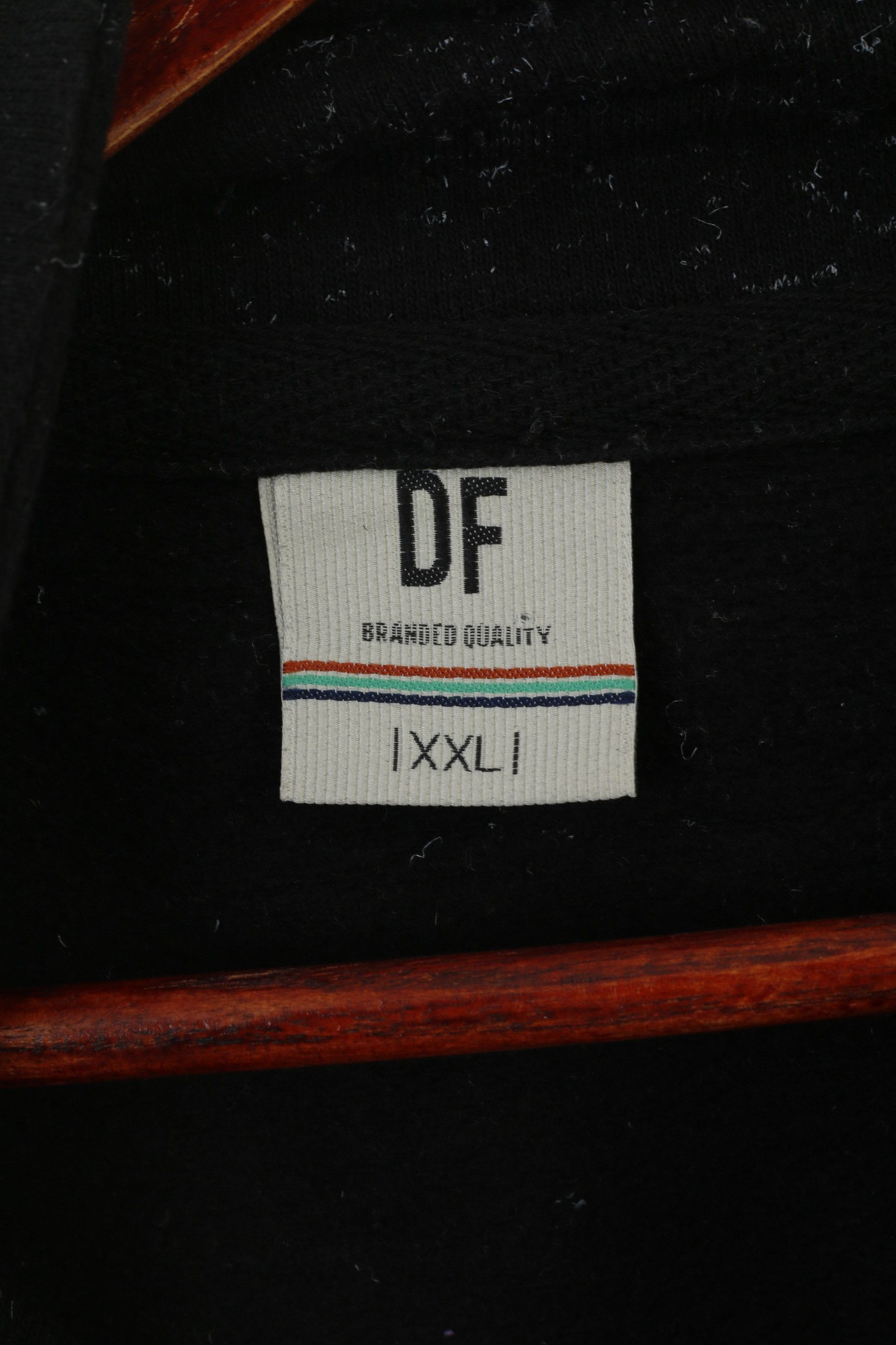 Vintage Defacto Men XXL Sweatshirt Black Cotton Slim Fit 3753 Size US XXL / EU 58 / 5 - 4 Thumbnail