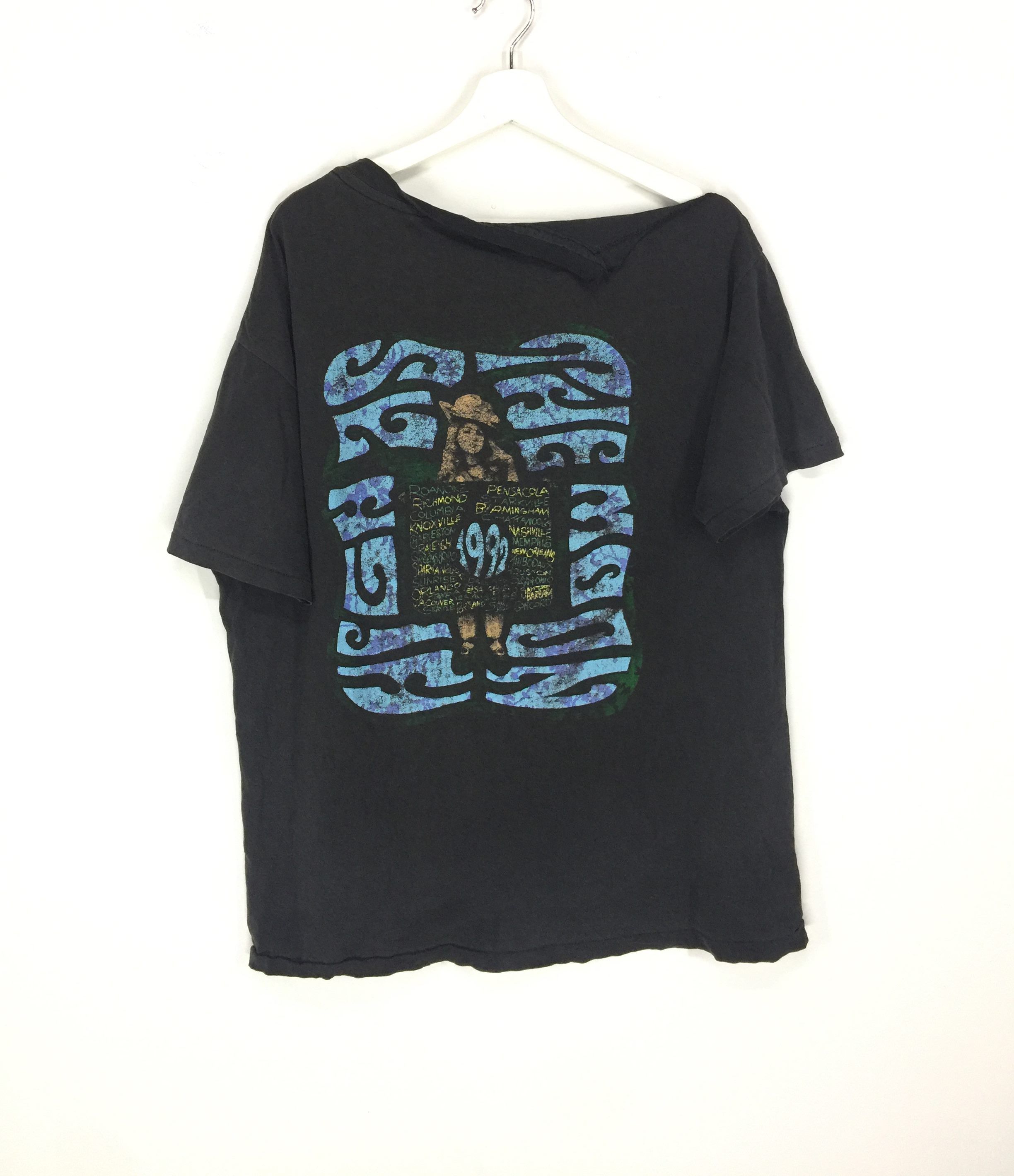 The black crowes vtg 90s distressed shirt/thrash burnout