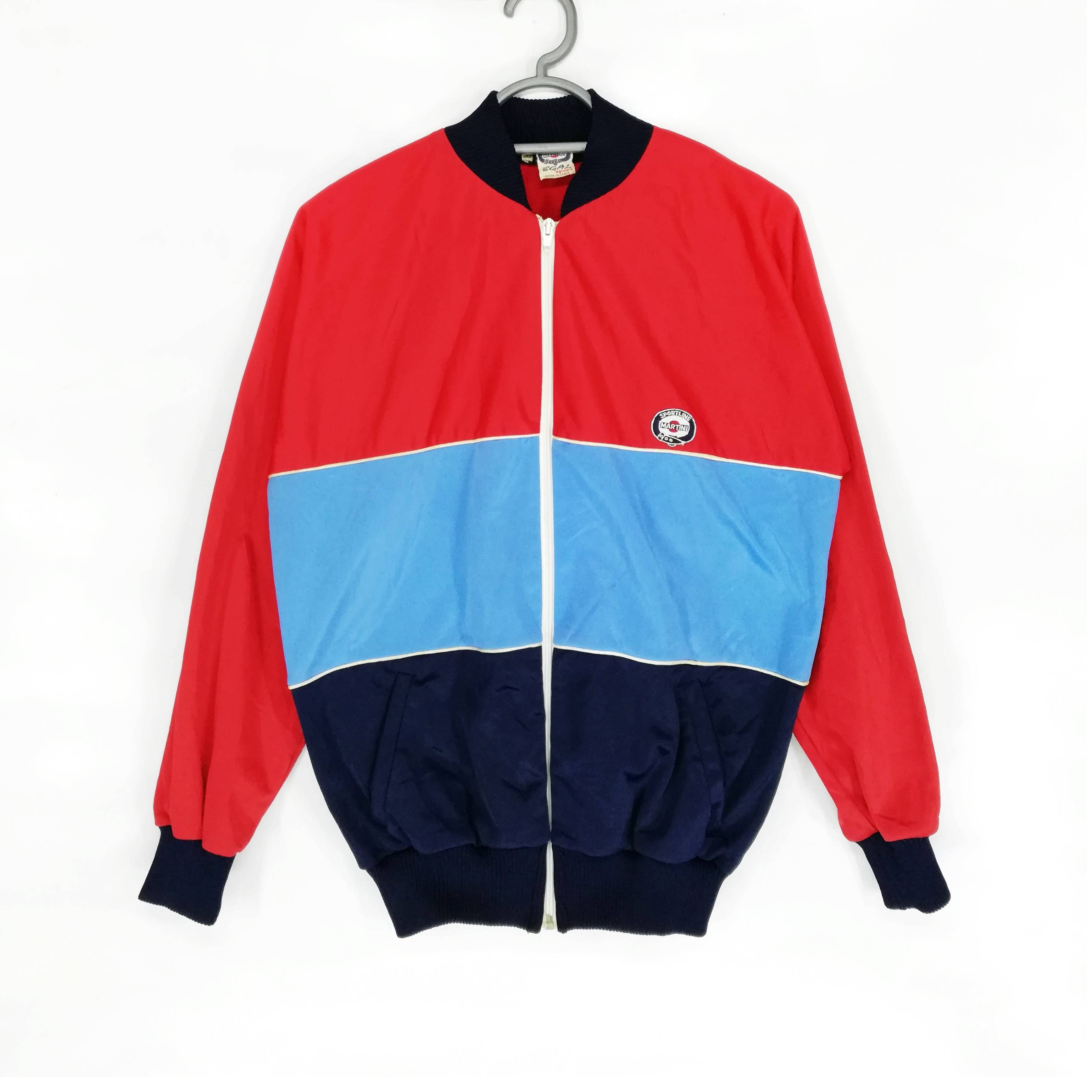image of Italian Designers x Racing Martini Racing Sportline VTG Tricolor Lancia Rally Jacket (Size Small)