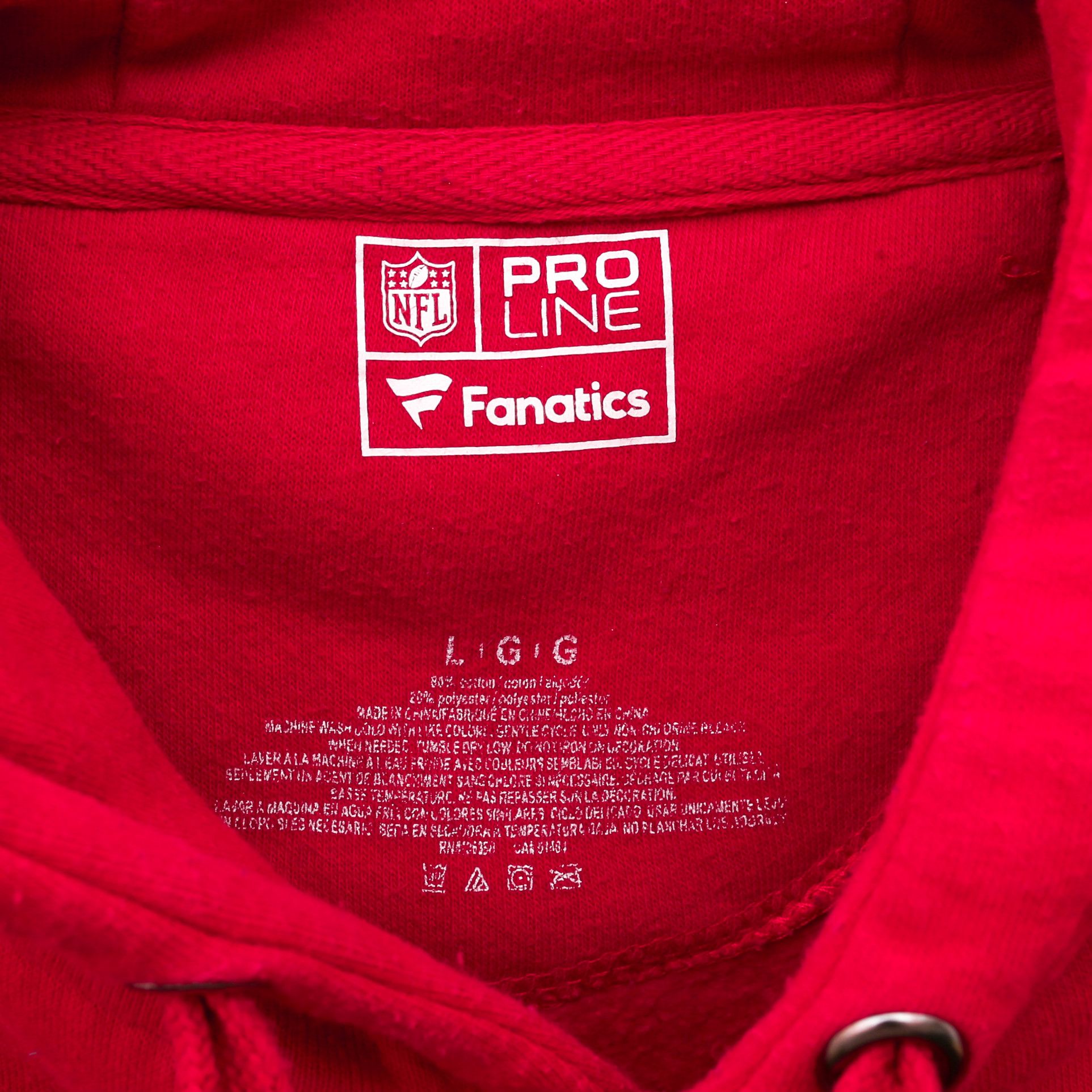 NFL San Francisco 49ers Fanatics Mens L Hoodie Jumper #02 Raheem Size US L / EU 52-54 / 3 - 4 Thumbnail