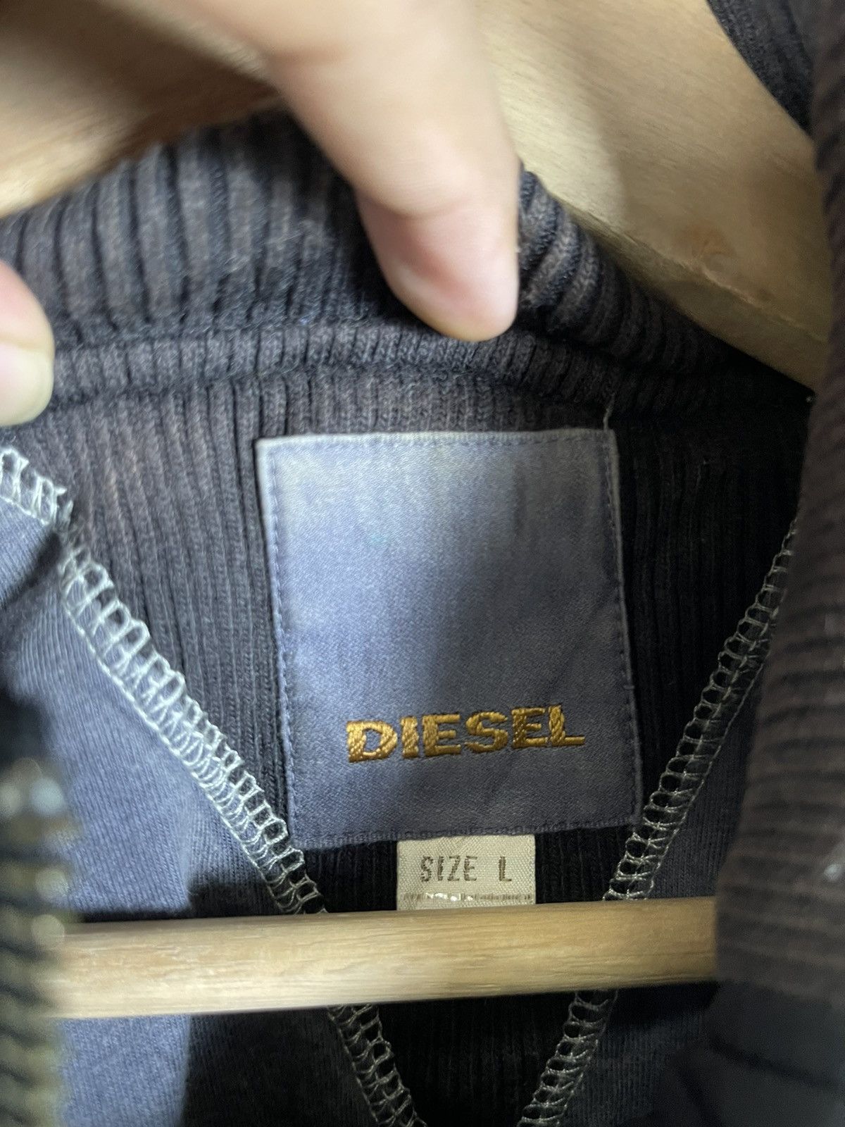 Diesel 90’s DIESEL Parachute Hoodie Jacket Streetwear Size US L / EU 52-54 / 3 - 5 Thumbnail