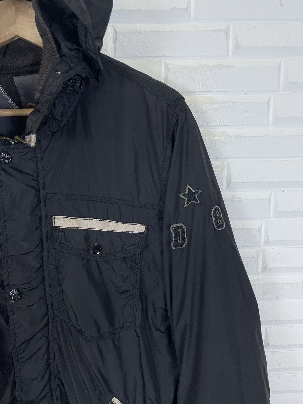 Diesel 90’s DIESEL Parachute Hoodie Jacket Streetwear Size US L / EU 52-54 / 3 - 2 Thumbnail