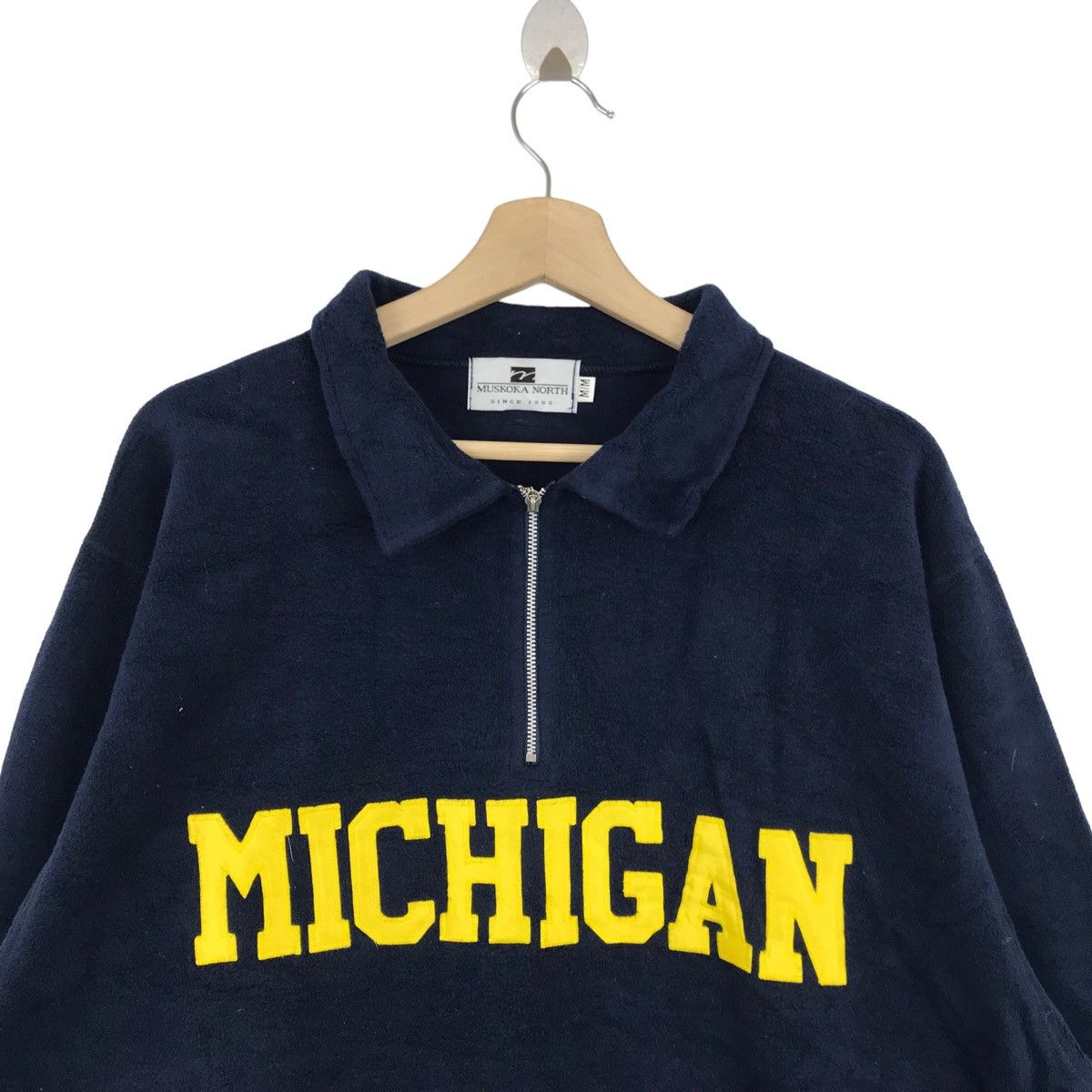 Vintage Vintage MICHIGAN Fleece Jacket Muskoka North Sherpa Size US M / EU 48-50 / 2 - 2 Thumbnail