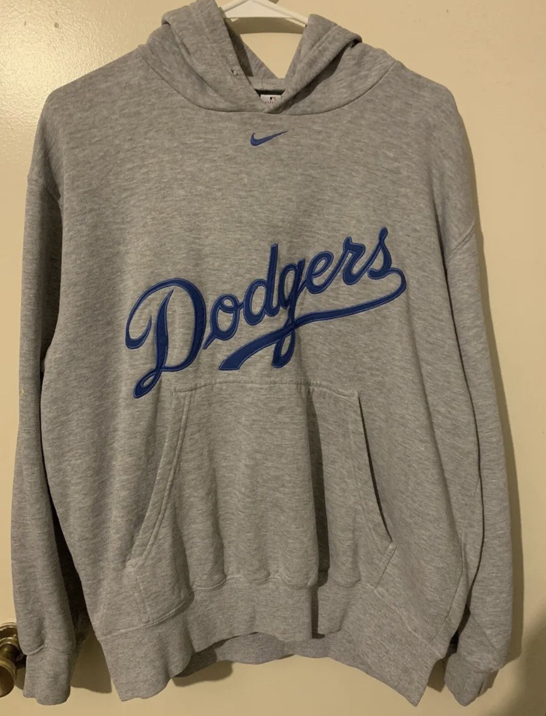 Vintage Center Swoosh LA Dodgers Hoodie