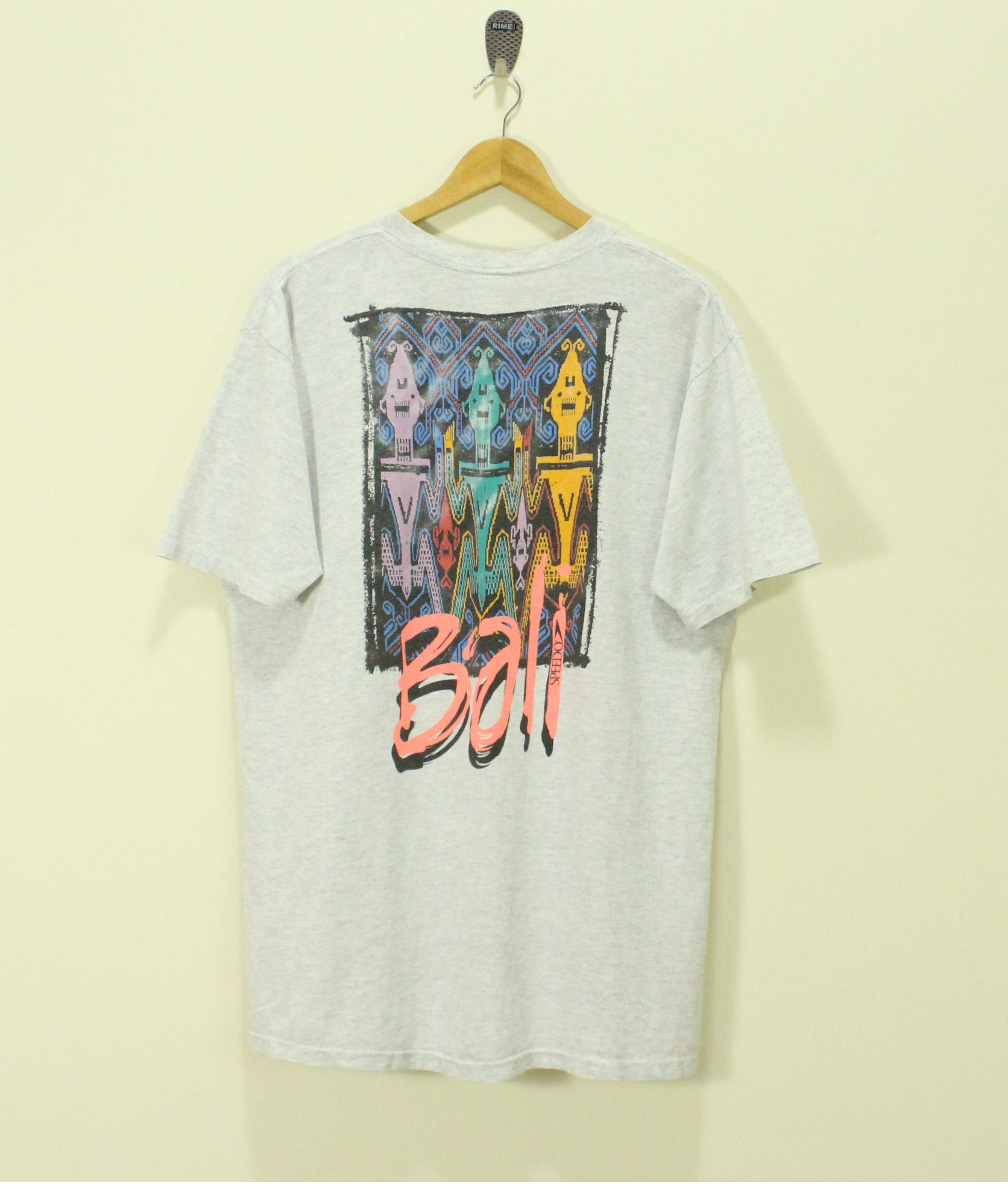 image of Made In USA x Speedo Vintage 90's Speedo T Shirt Bali in Grey, Men's (Size XL)