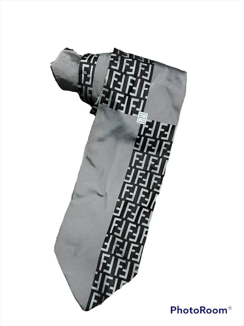 fendi monogram tie