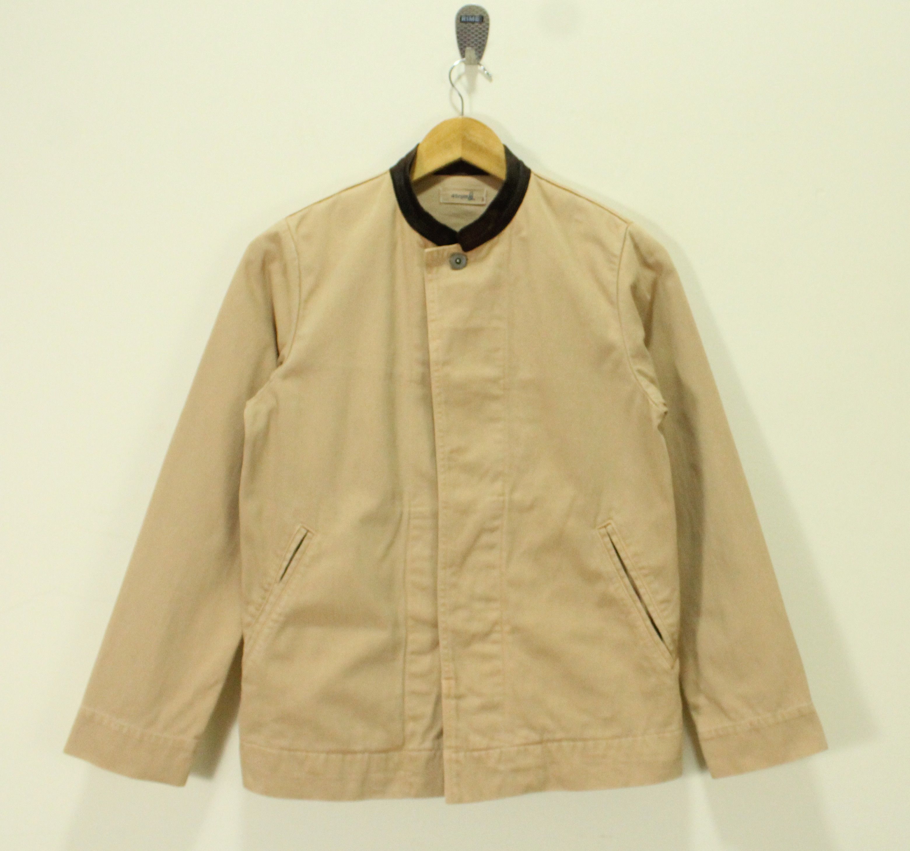 45rpm × Indigo 45RPM Chore Jacket Leather Collar Size US S / EU 44-46 / 1 - 1 Thumbnail