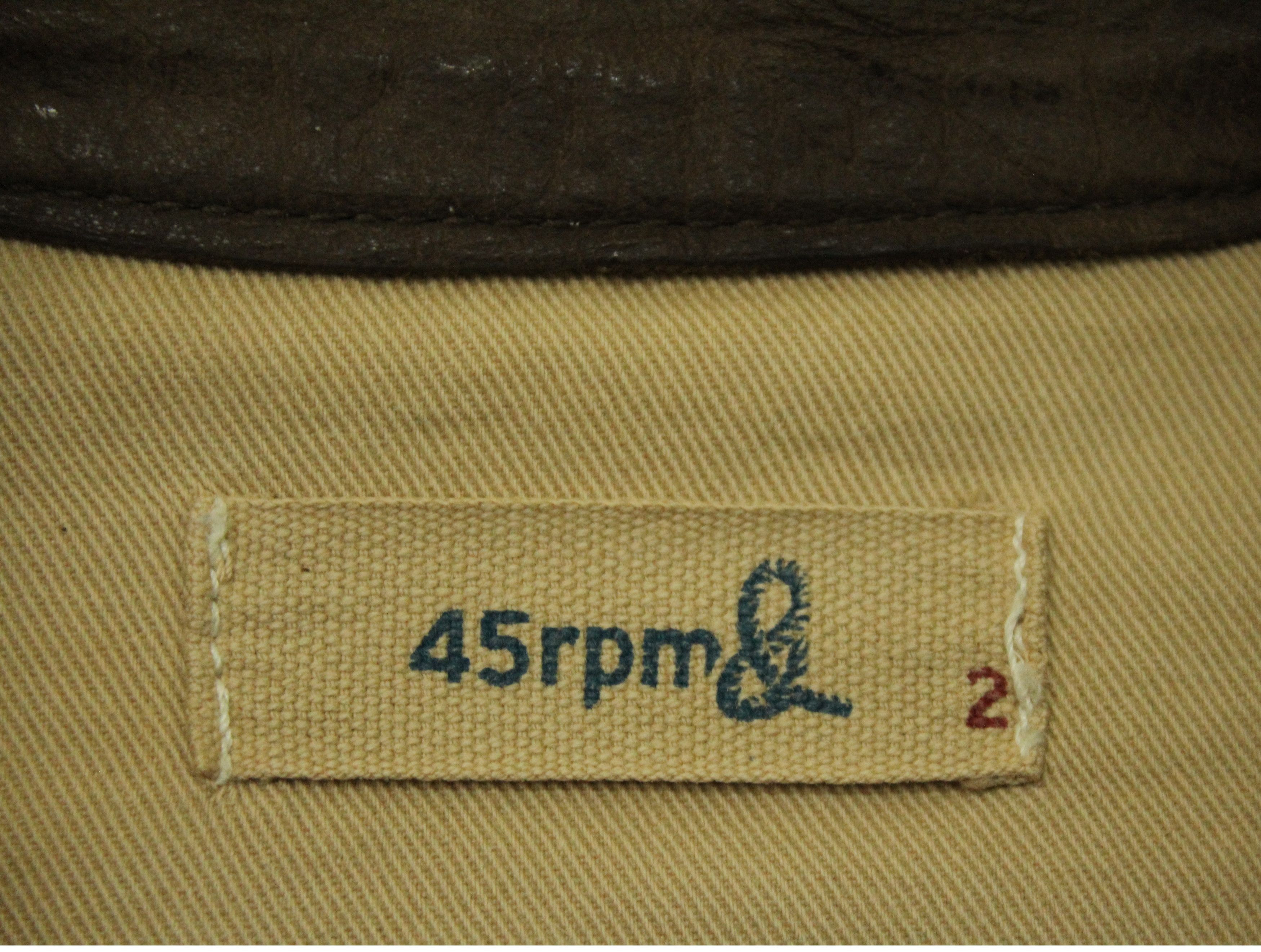 45rpm × Indigo 45RPM Chore Jacket Leather Collar Size US S / EU 44-46 / 1 - 11 Thumbnail
