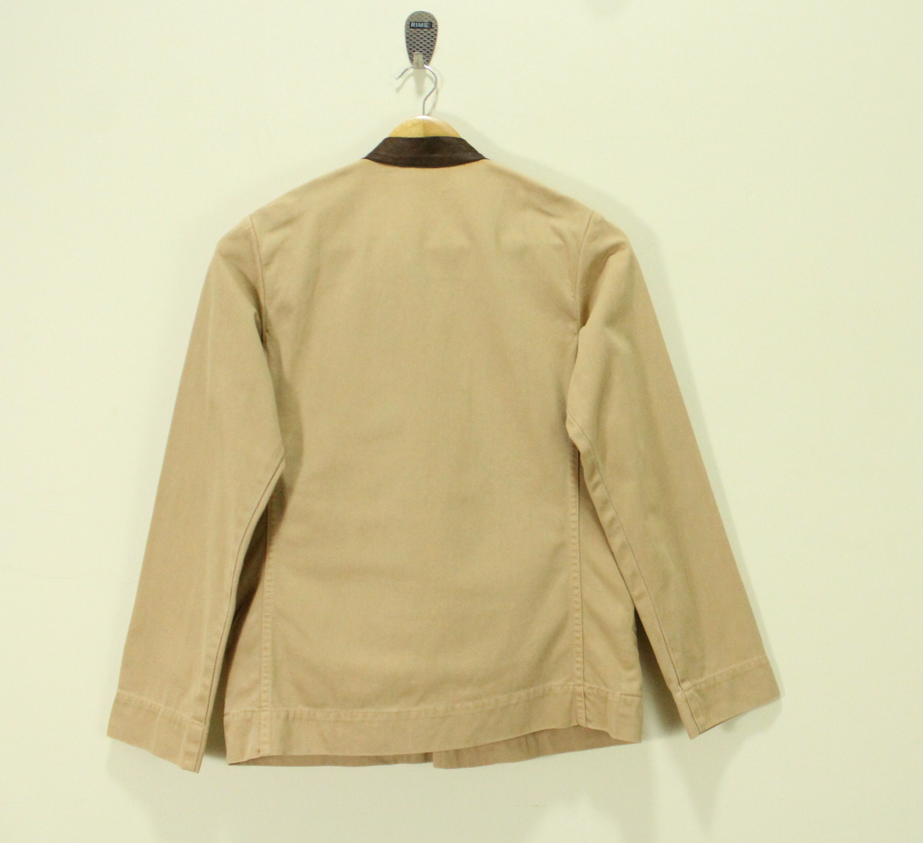 45rpm × Indigo 45RPM Chore Jacket Leather Collar Size US S / EU 44-46 / 1 - 4 Thumbnail