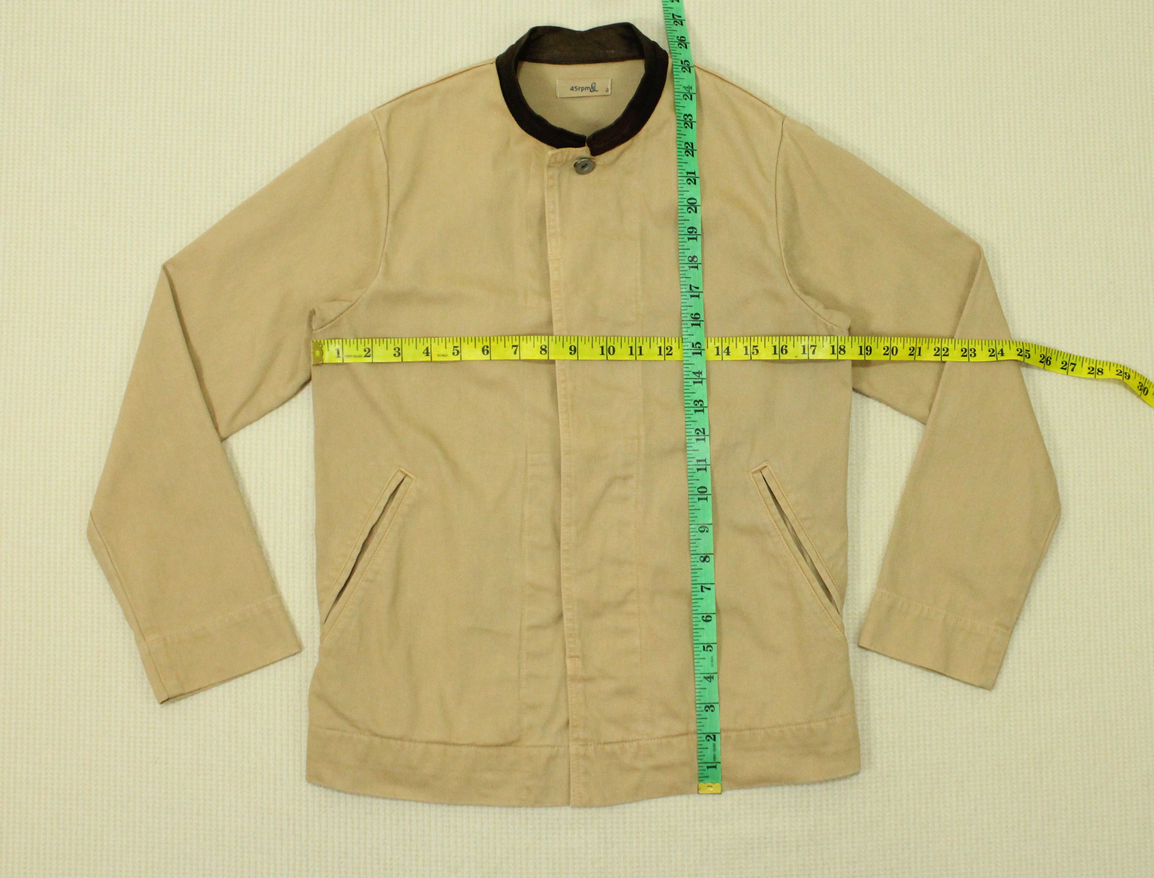 45rpm × Indigo 45RPM Chore Jacket Leather Collar Size US S / EU 44-46 / 1 - 13 Thumbnail
