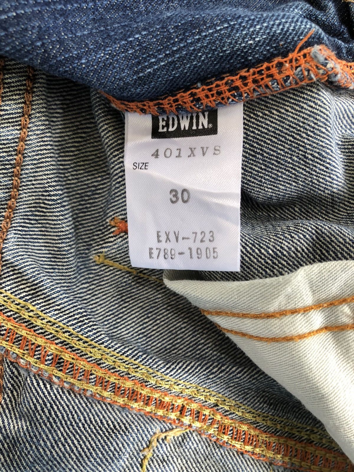 Edwin RARE🔥EDWIN XV-S🔥Exclusive Vintage Bootcut Rusty Jeans Size US 31 - 13 Thumbnail