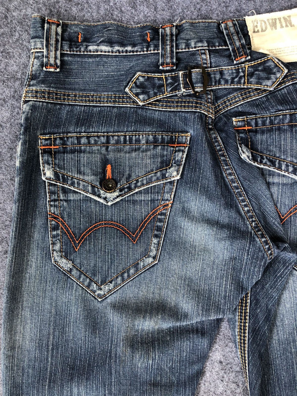 Edwin RARE🔥EDWIN XV-S🔥Exclusive Vintage Bootcut Rusty Jeans Size US 31 - 8 Thumbnail