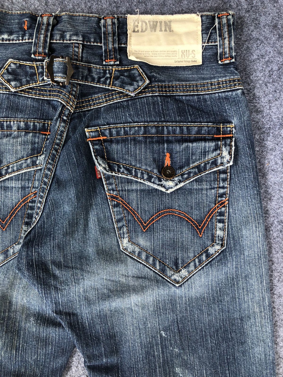 Edwin RARE🔥EDWIN XV-S🔥Exclusive Vintage Bootcut Rusty Jeans Size US 31 - 7 Thumbnail