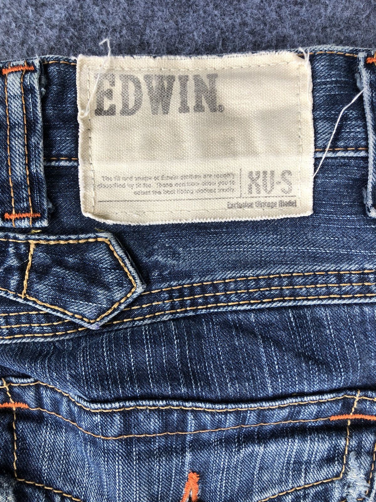 Edwin RARE🔥EDWIN XV-S🔥Exclusive Vintage Bootcut Rusty Jeans Size US 31 - 9 Thumbnail